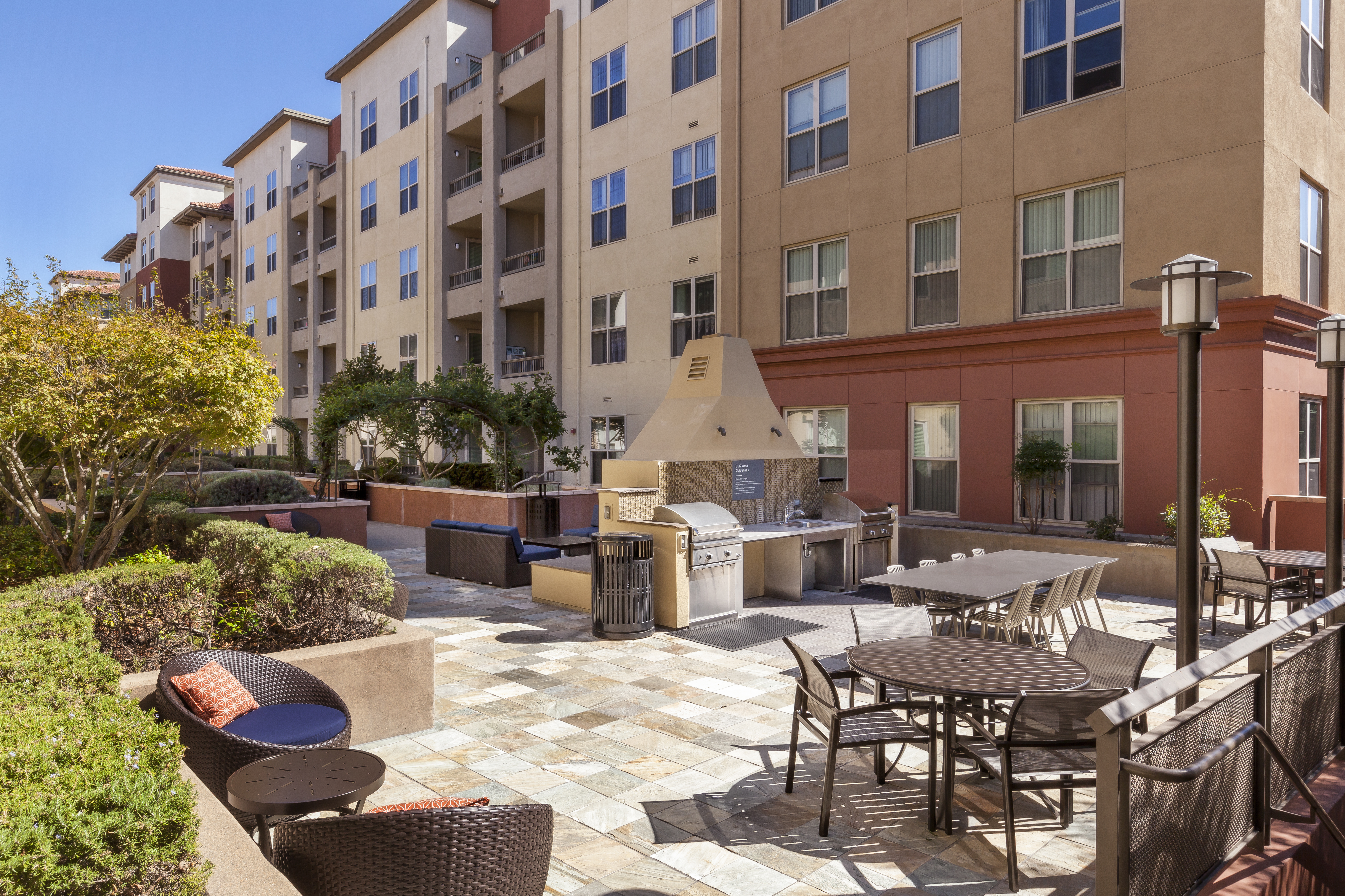 Grill area at Avalon