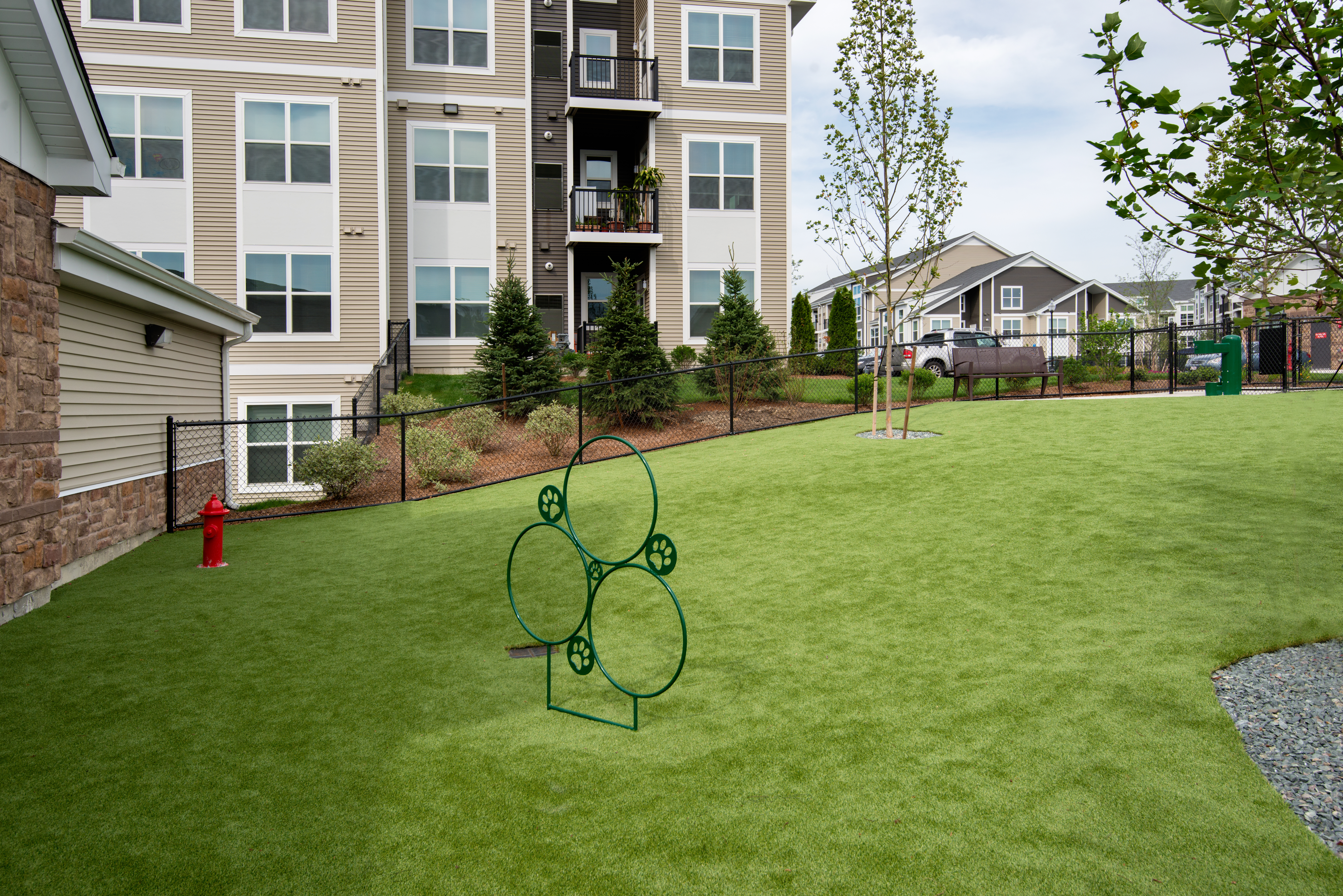 Dog park at Avalon Easton