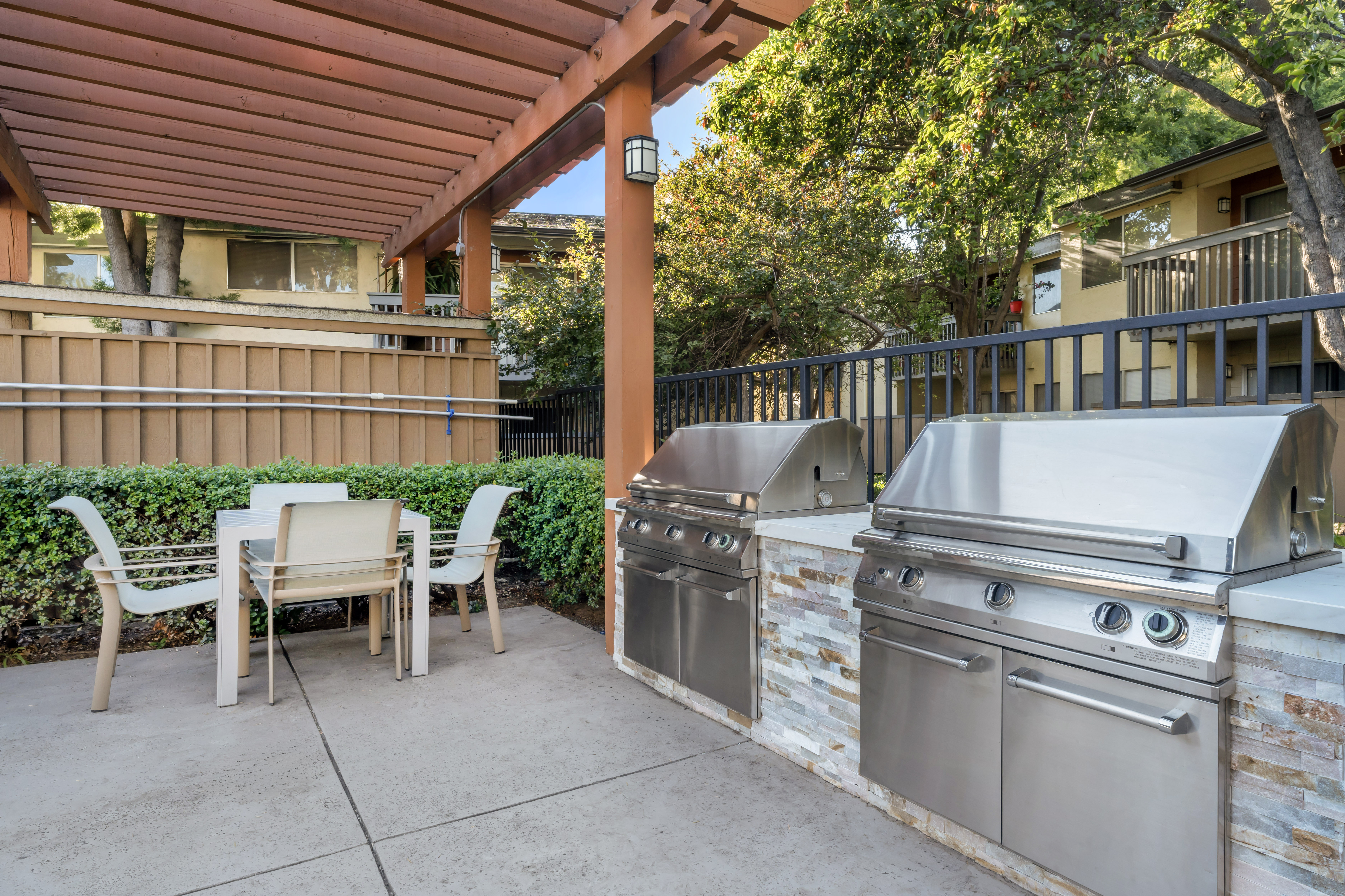 Grill area at Eaves