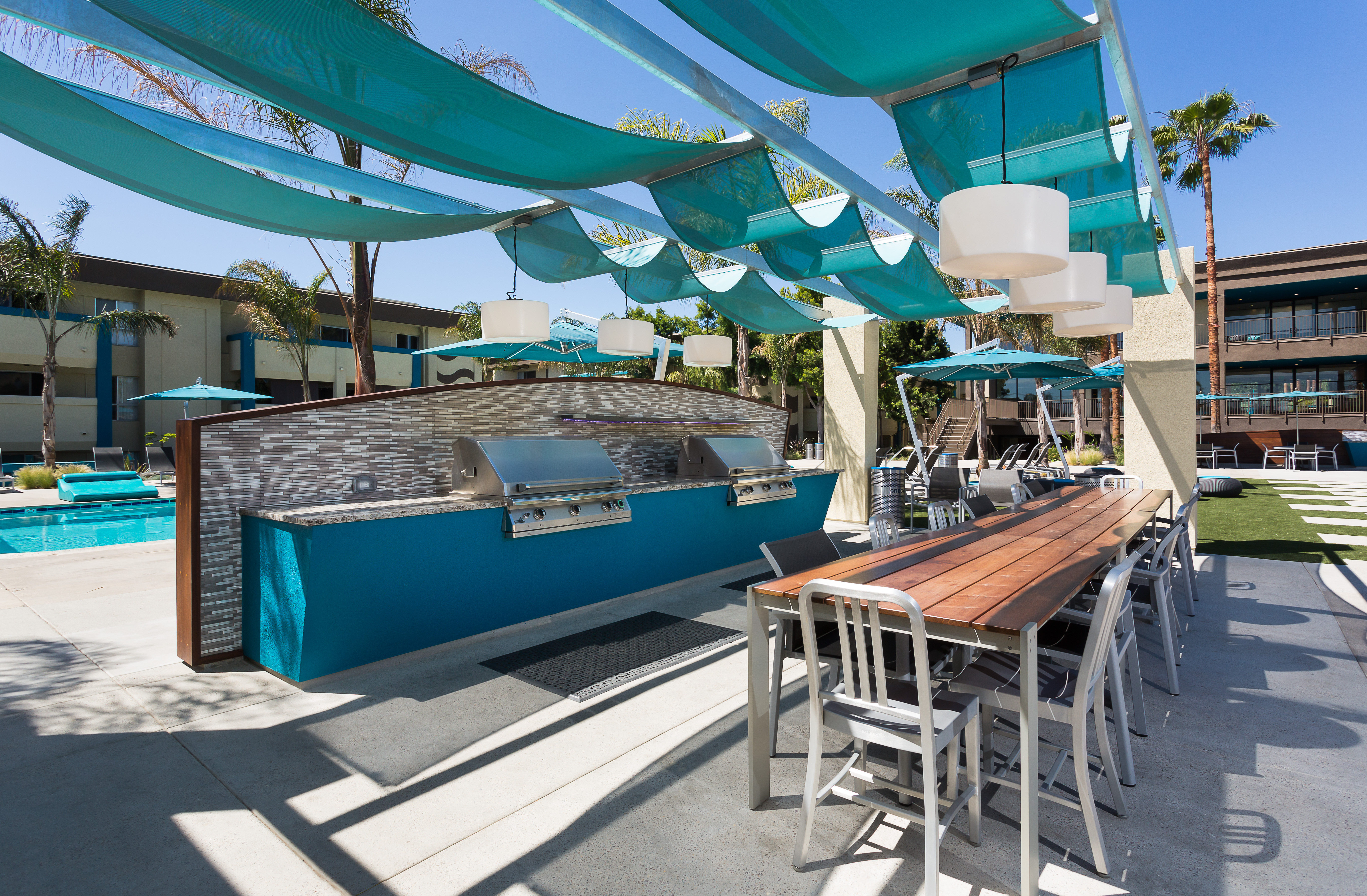 Grill area at Ava Pacific Beach (2 of 2)