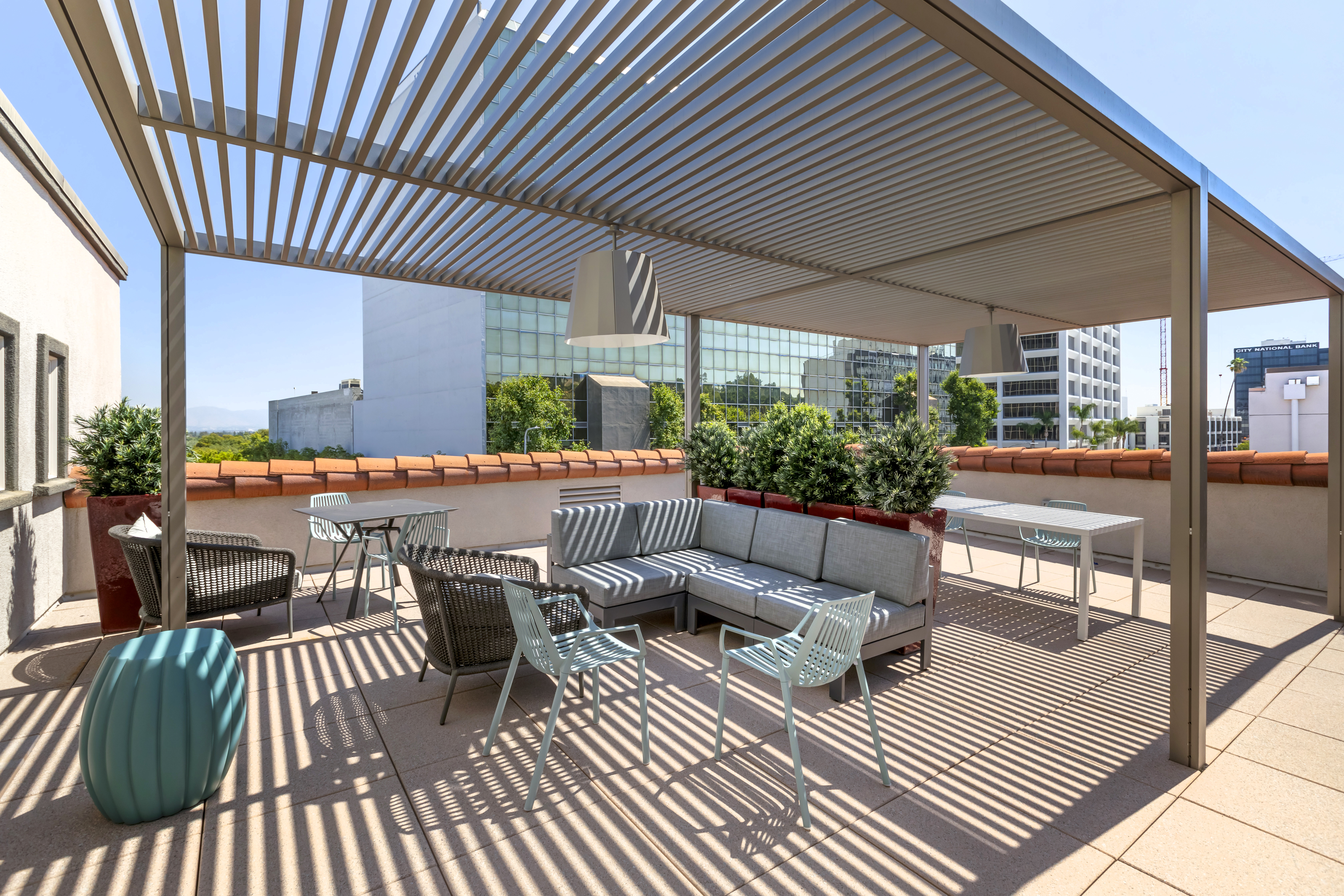 Roof deck at Avalon