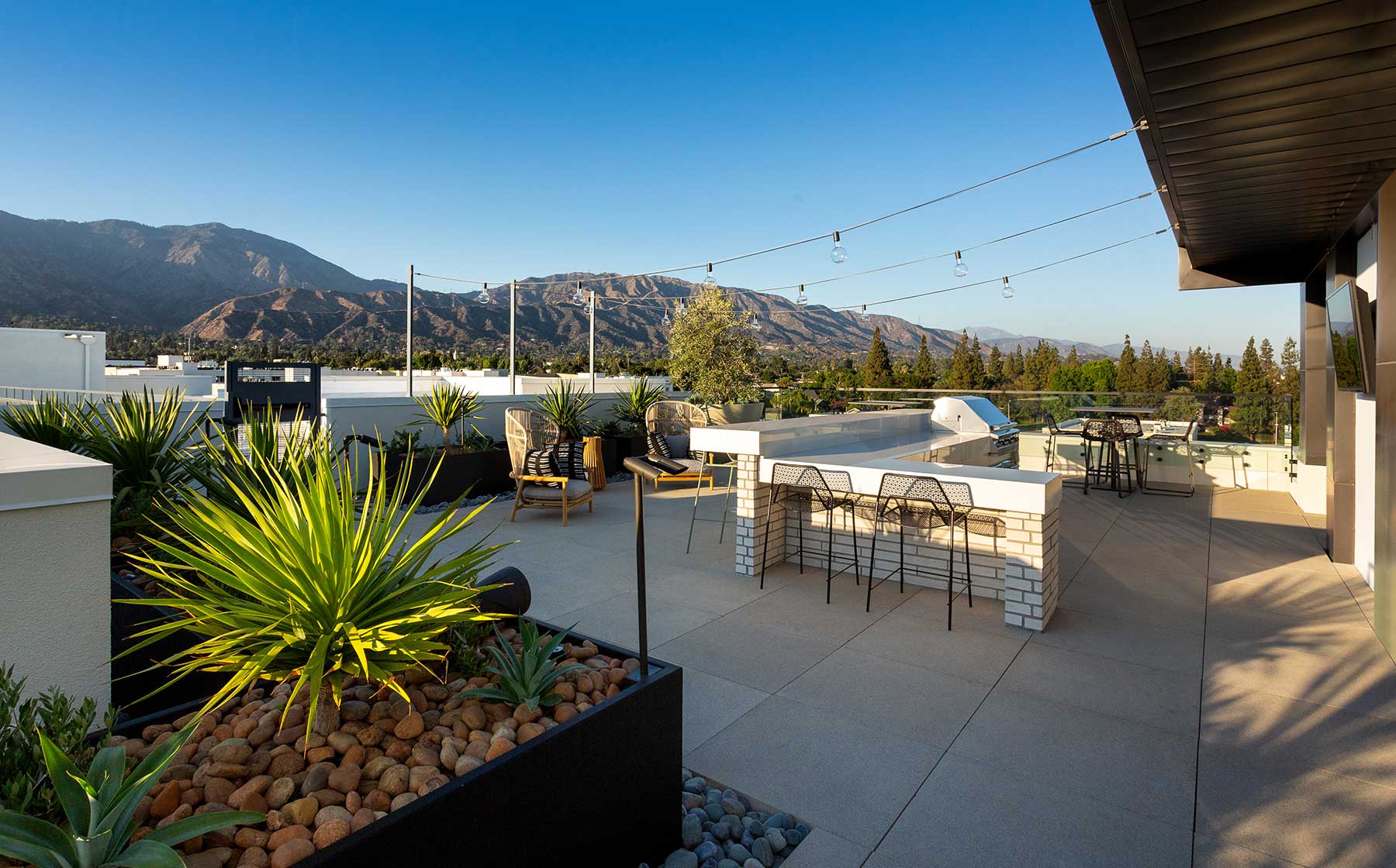 Roof deck at Avalon