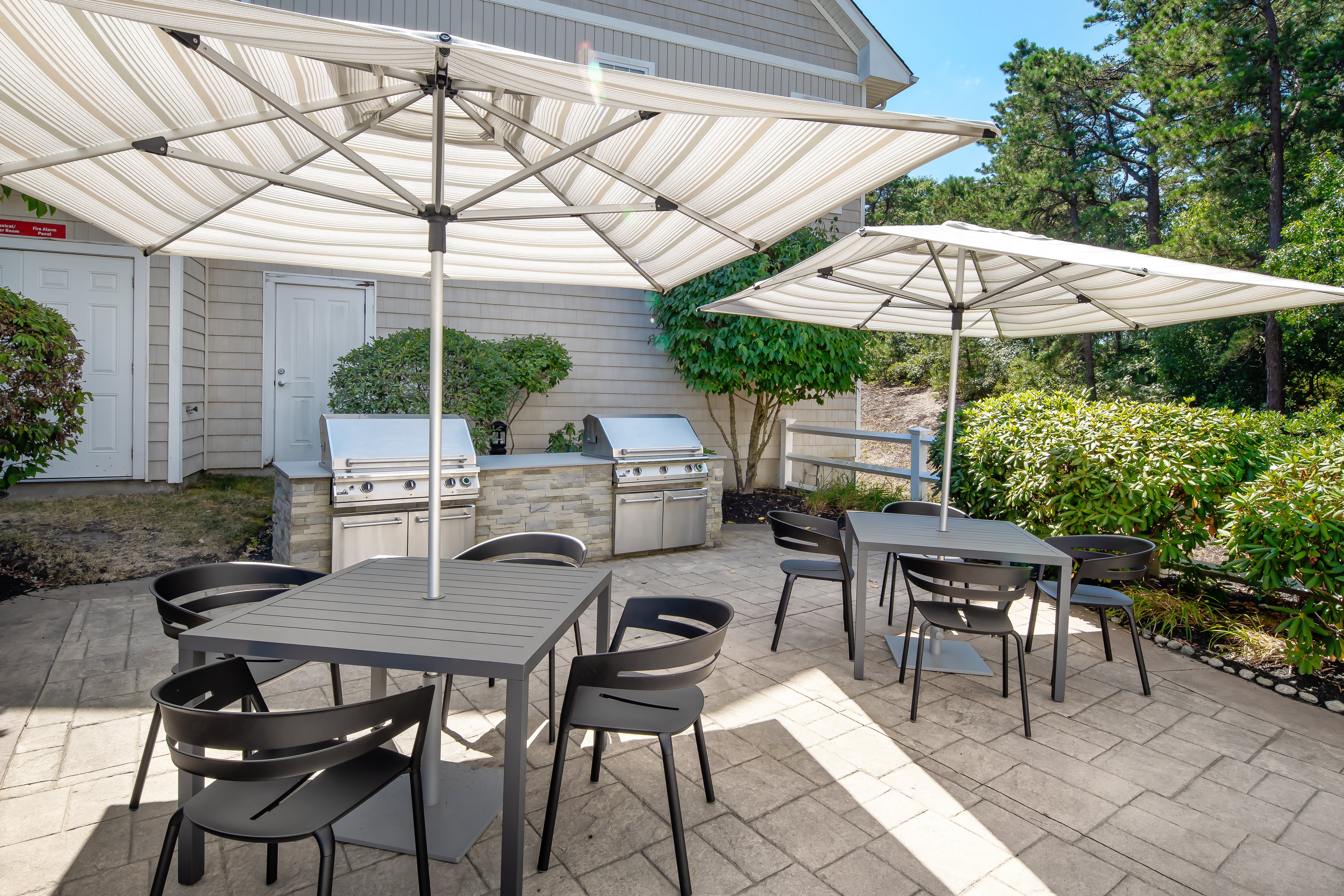 Grill area at Avalon At The Pinehills