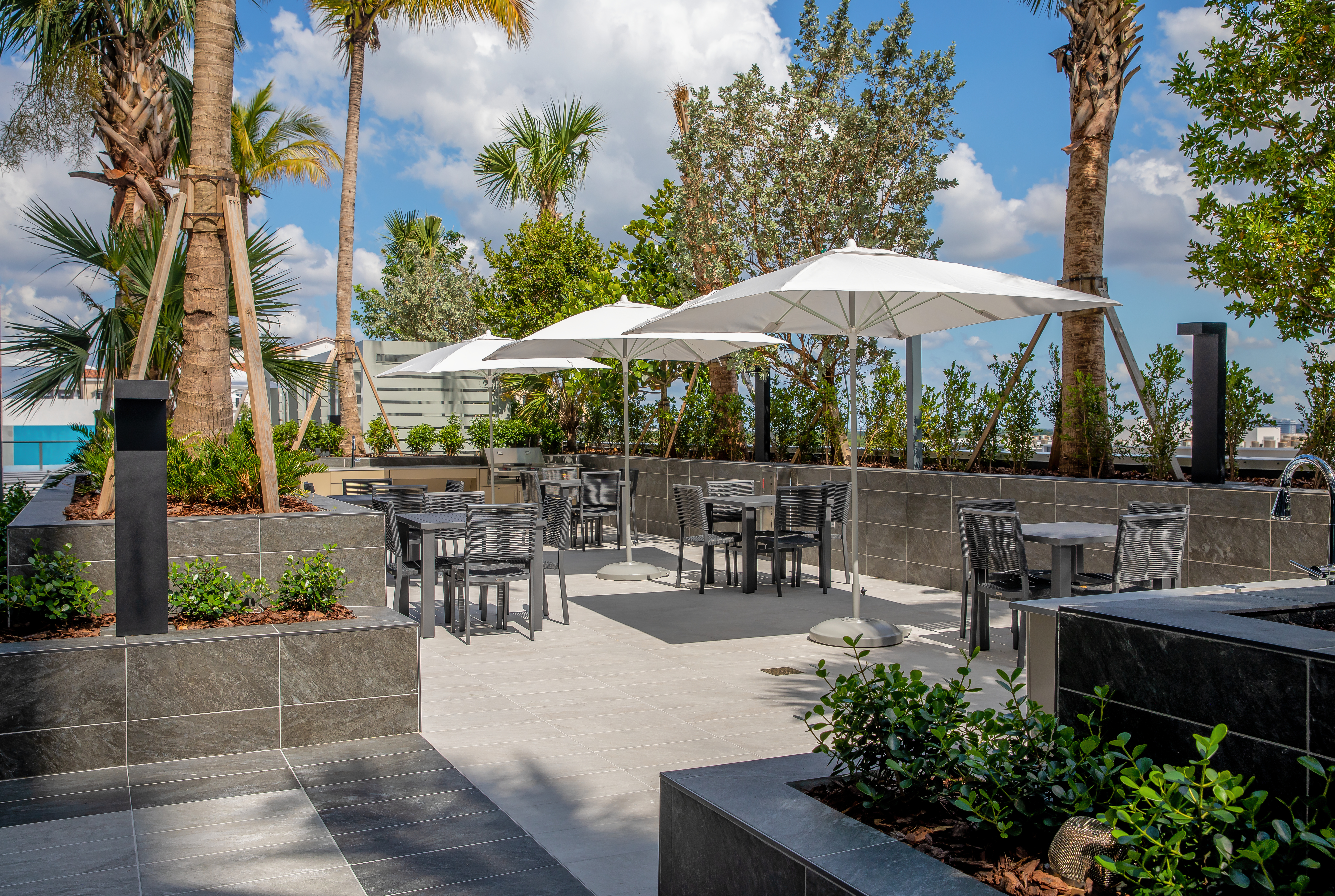Roof deck at Avalon Merrick Park