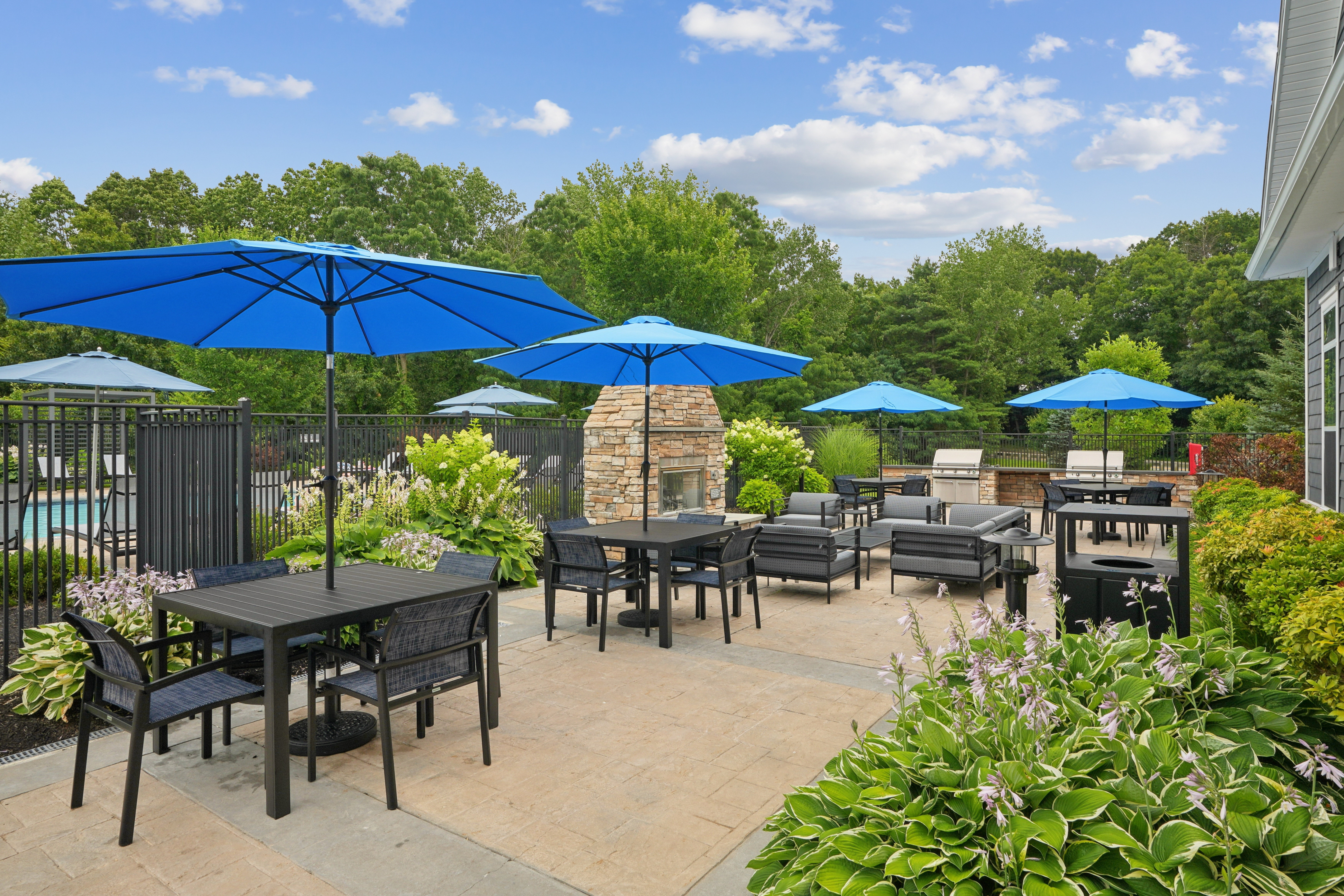Grill area at Avalon