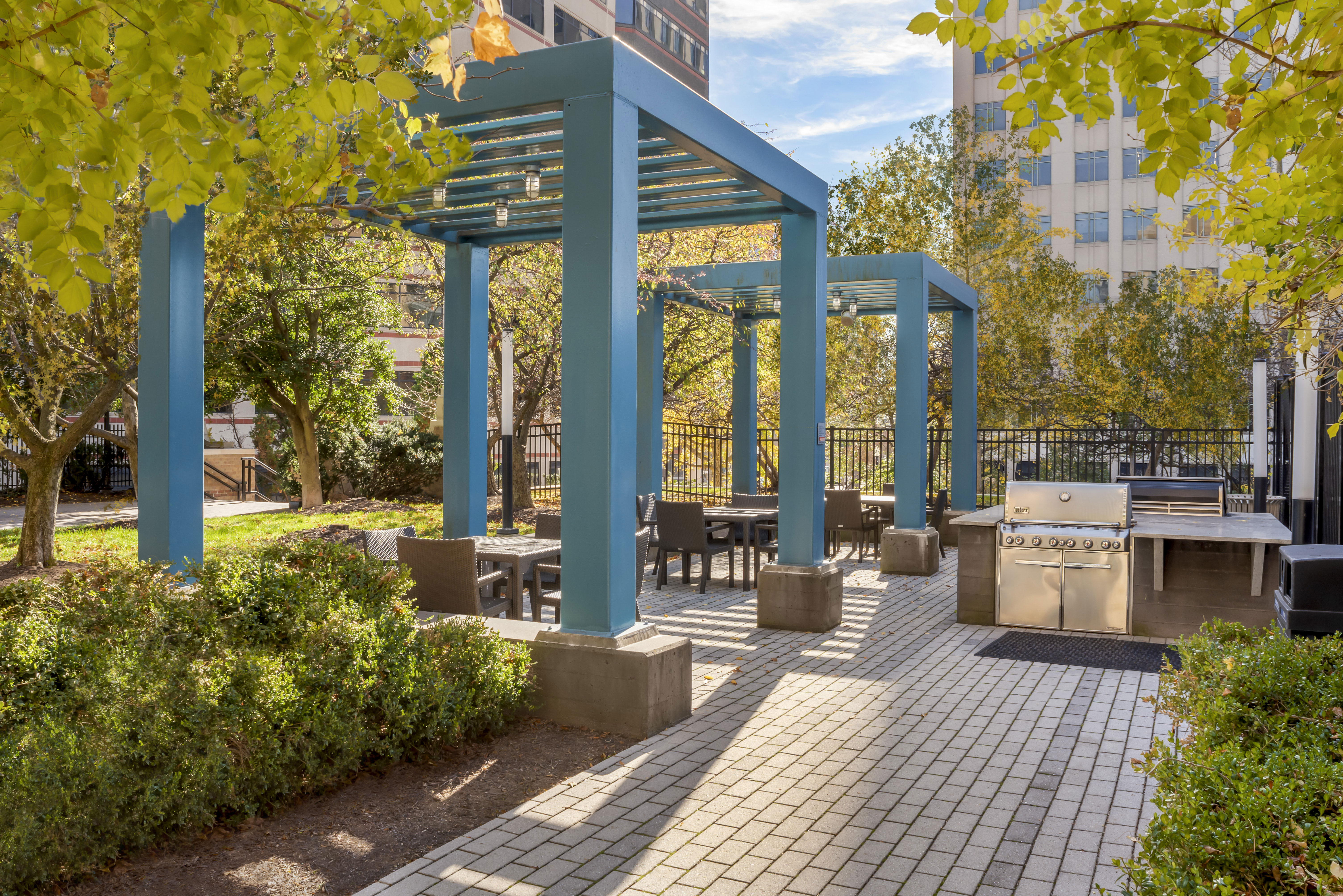 Grill area at Ava Ballston