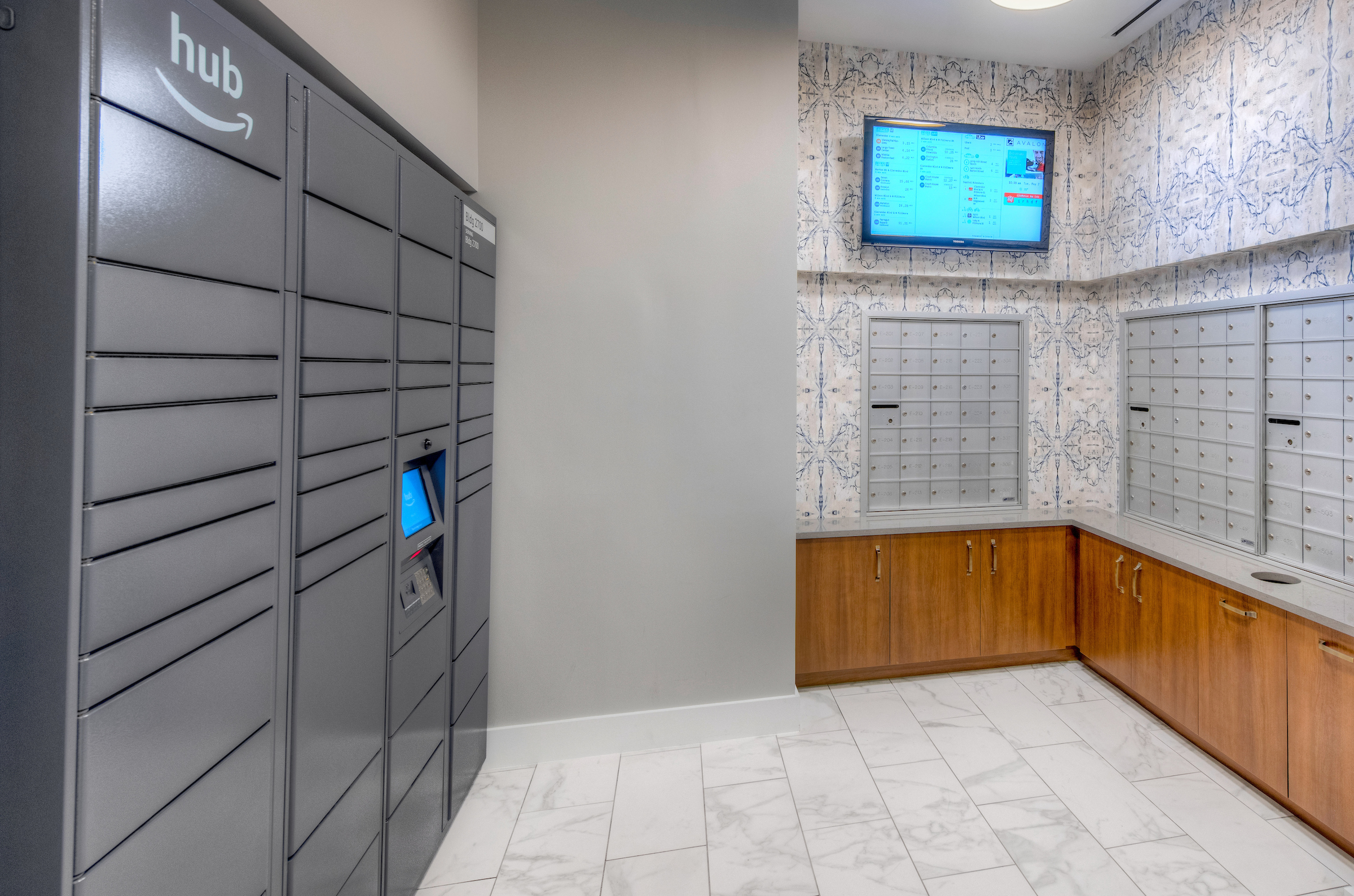 Mailroom at Avalon Clarendon