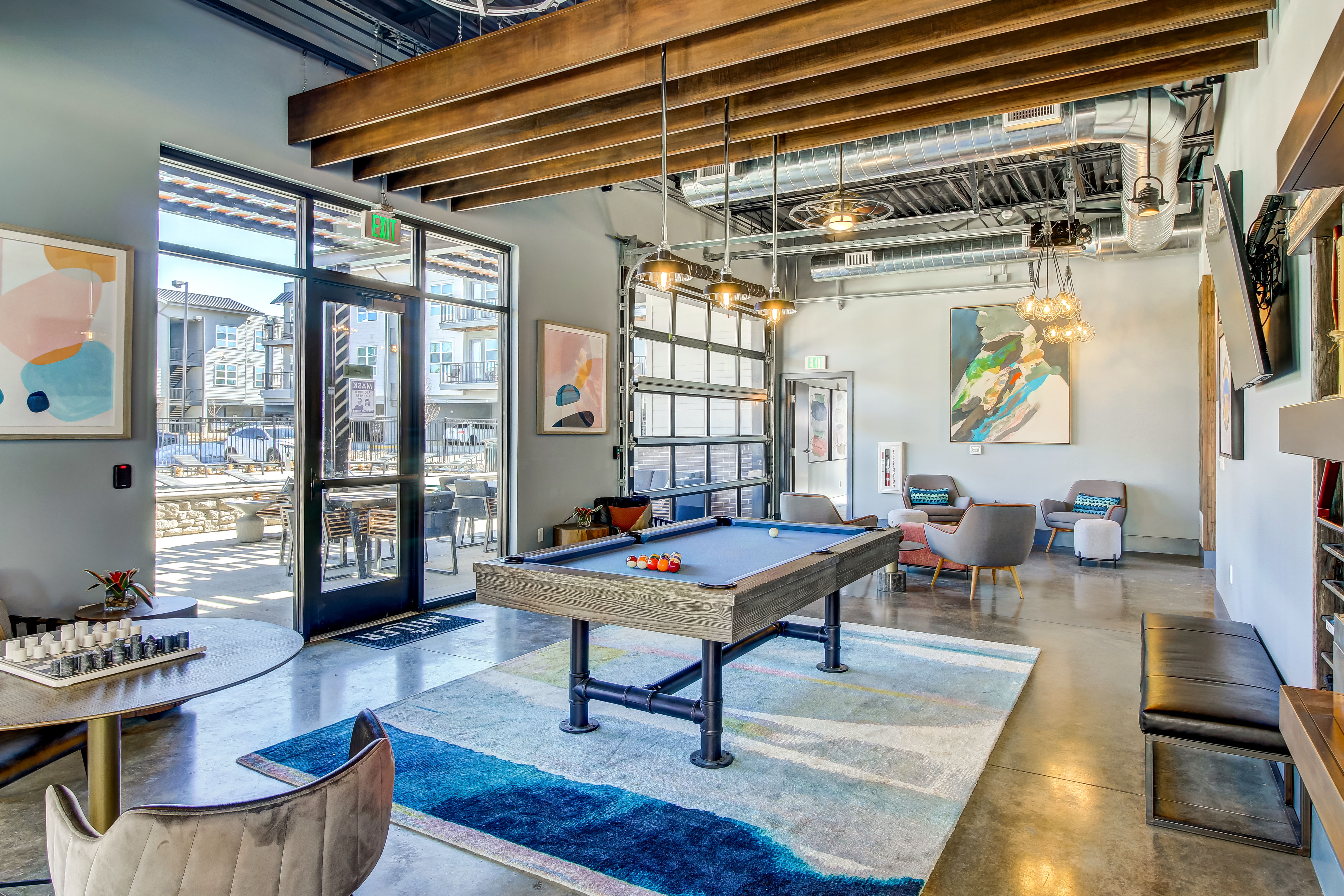 Game room at Avalon Flatirons