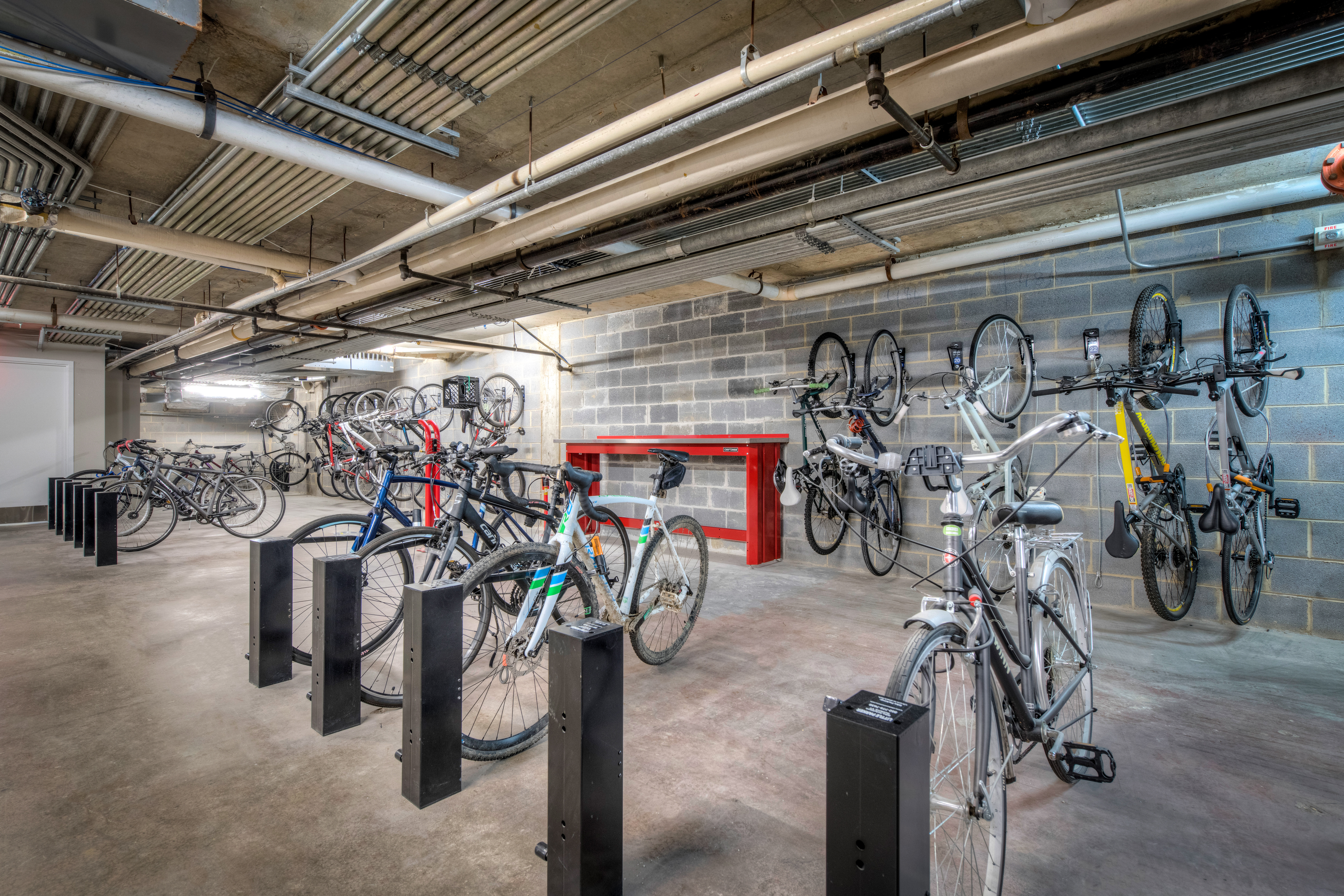 Bike room at Ava Van Ness