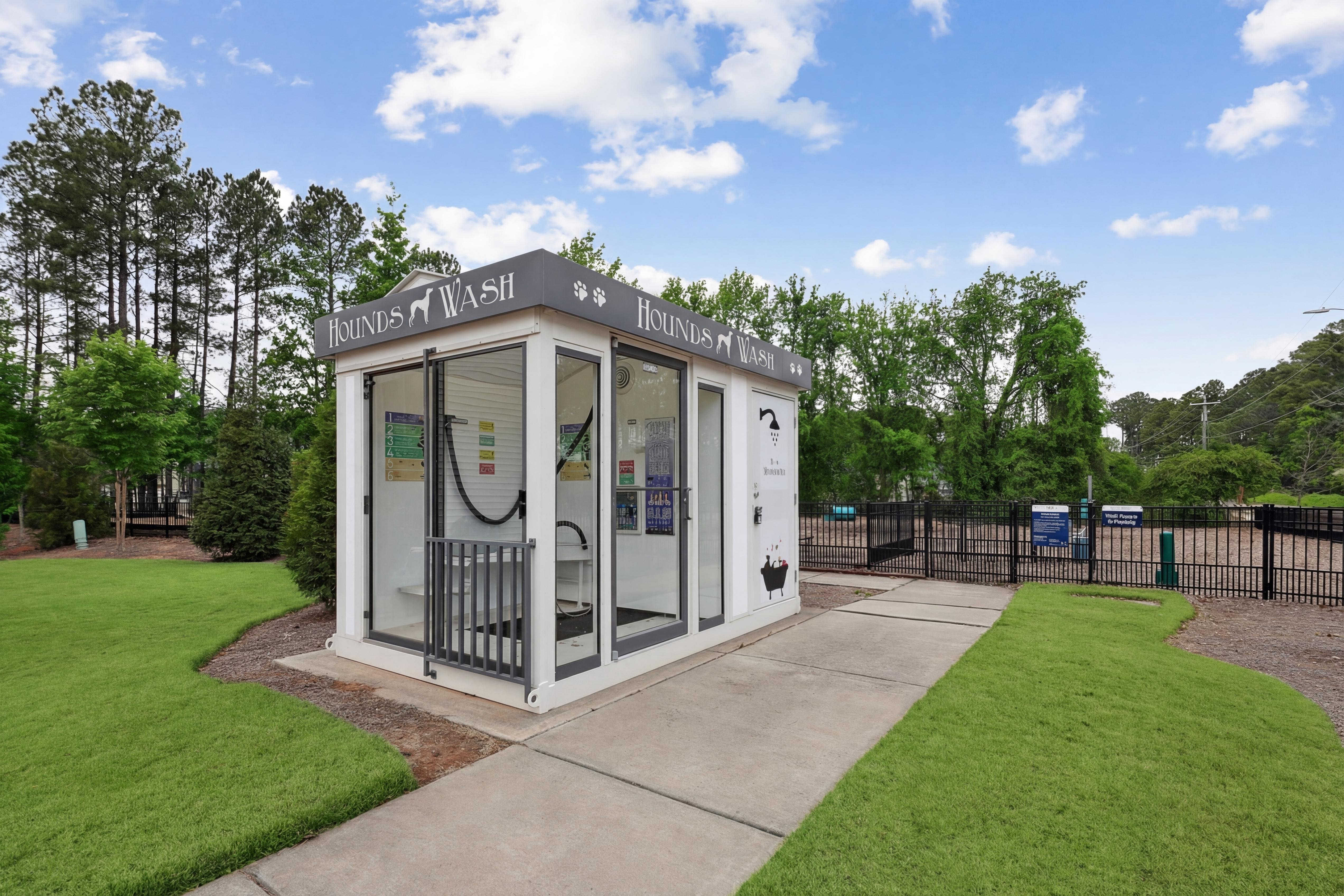 Pet wash at Avalon Townhome Collection Brier Creek