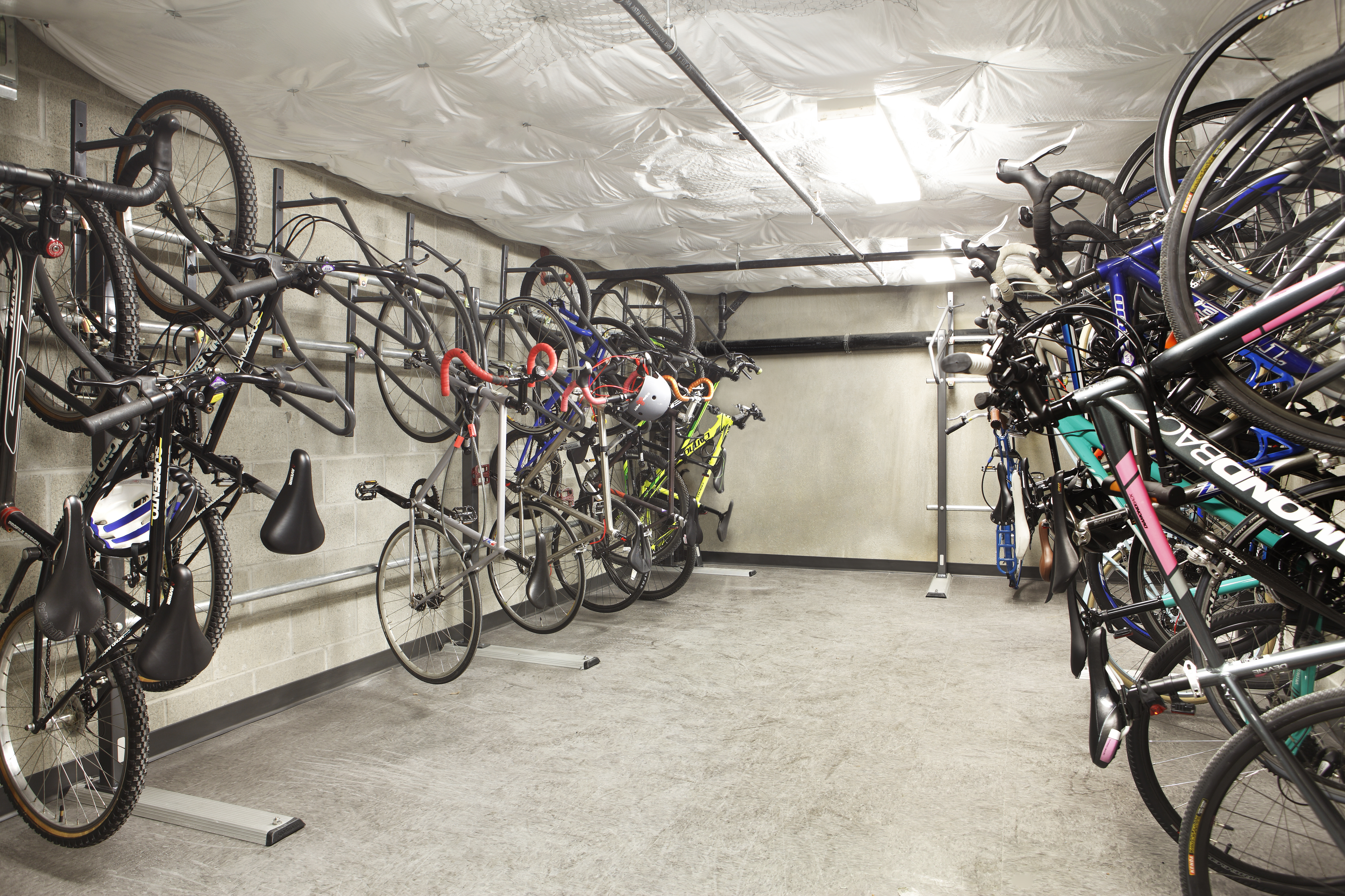 Bike room at Ava Capitol Hill