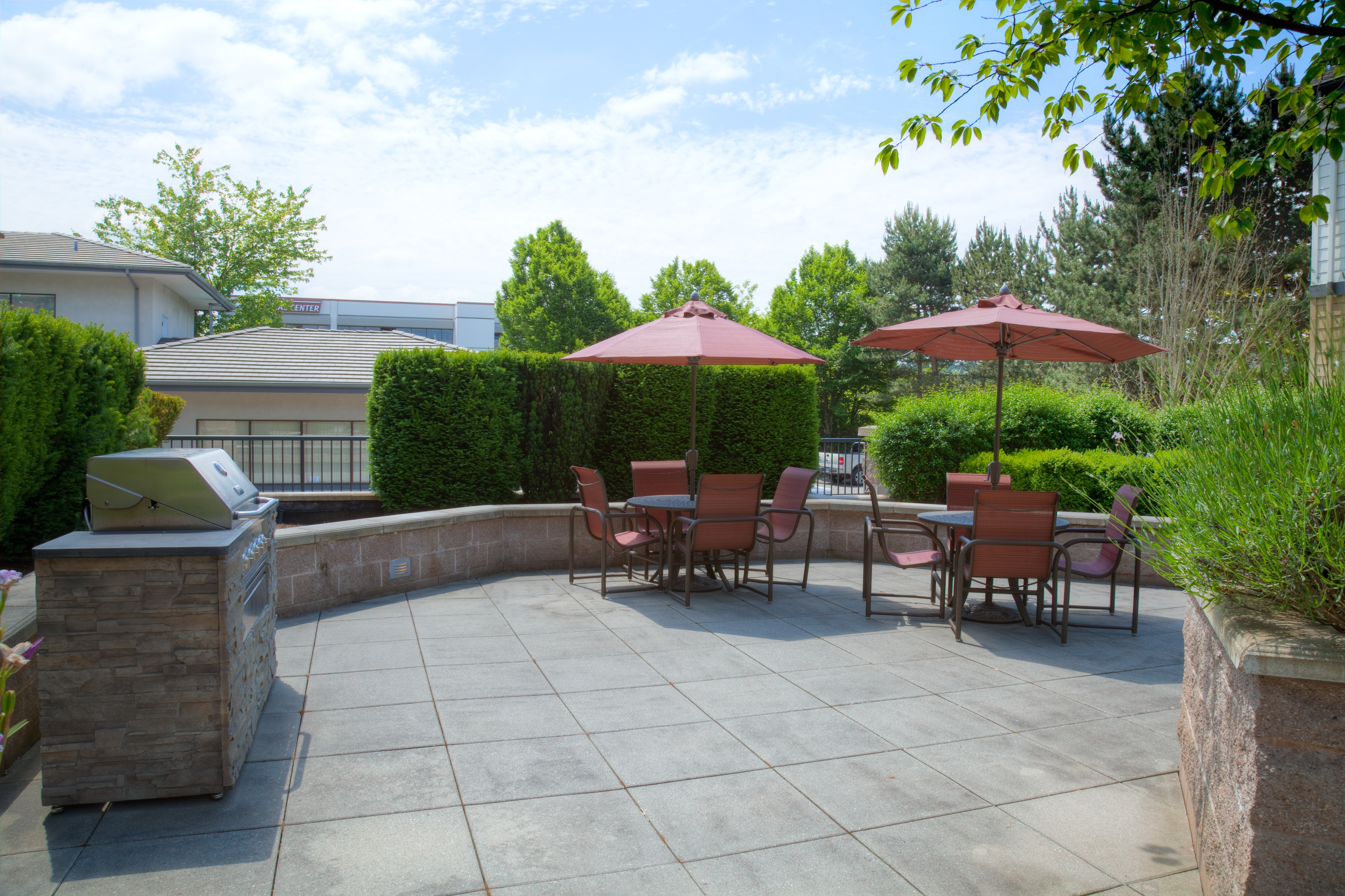 Grill area at Avalon Parcsquare