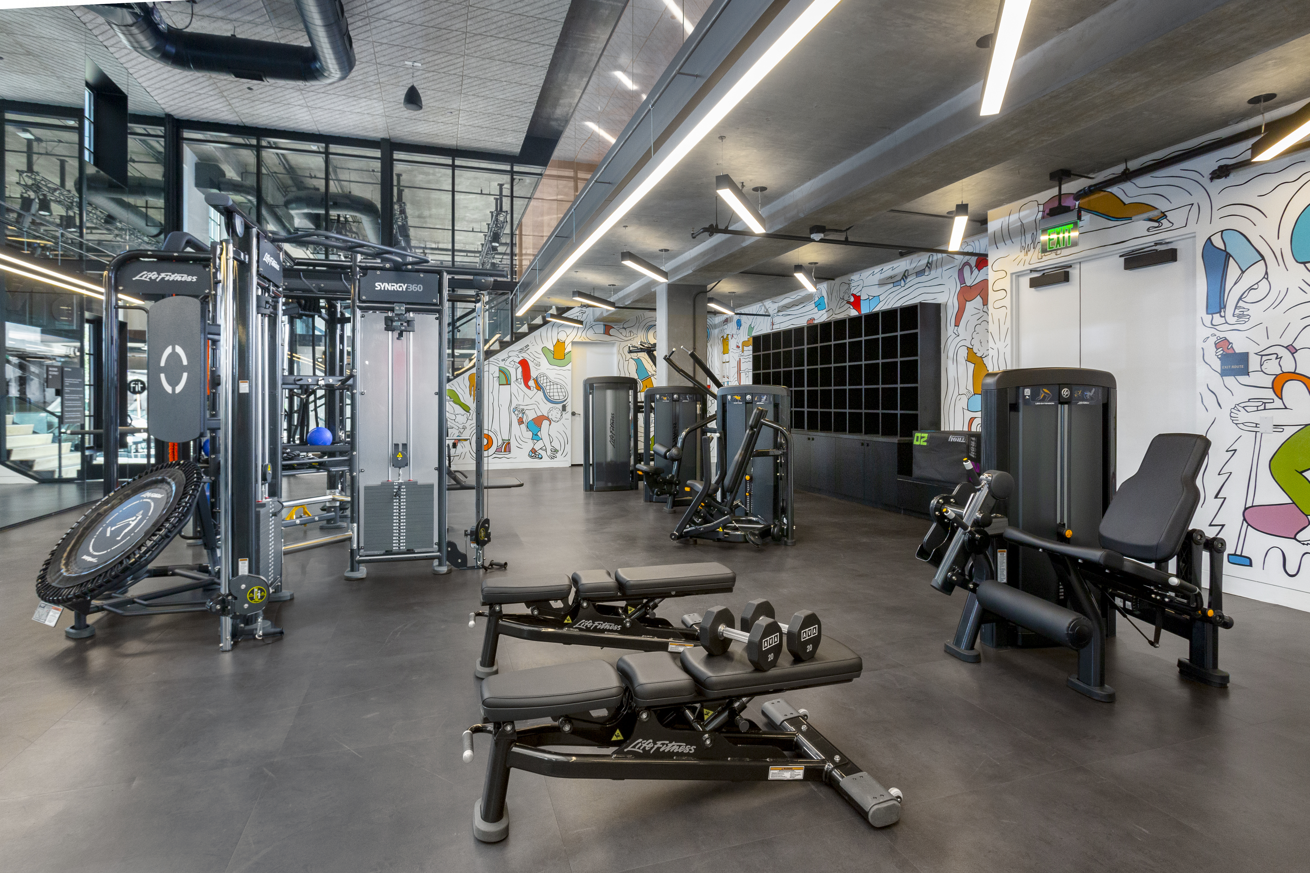 Gym at Ava Arts District (1 of 2)