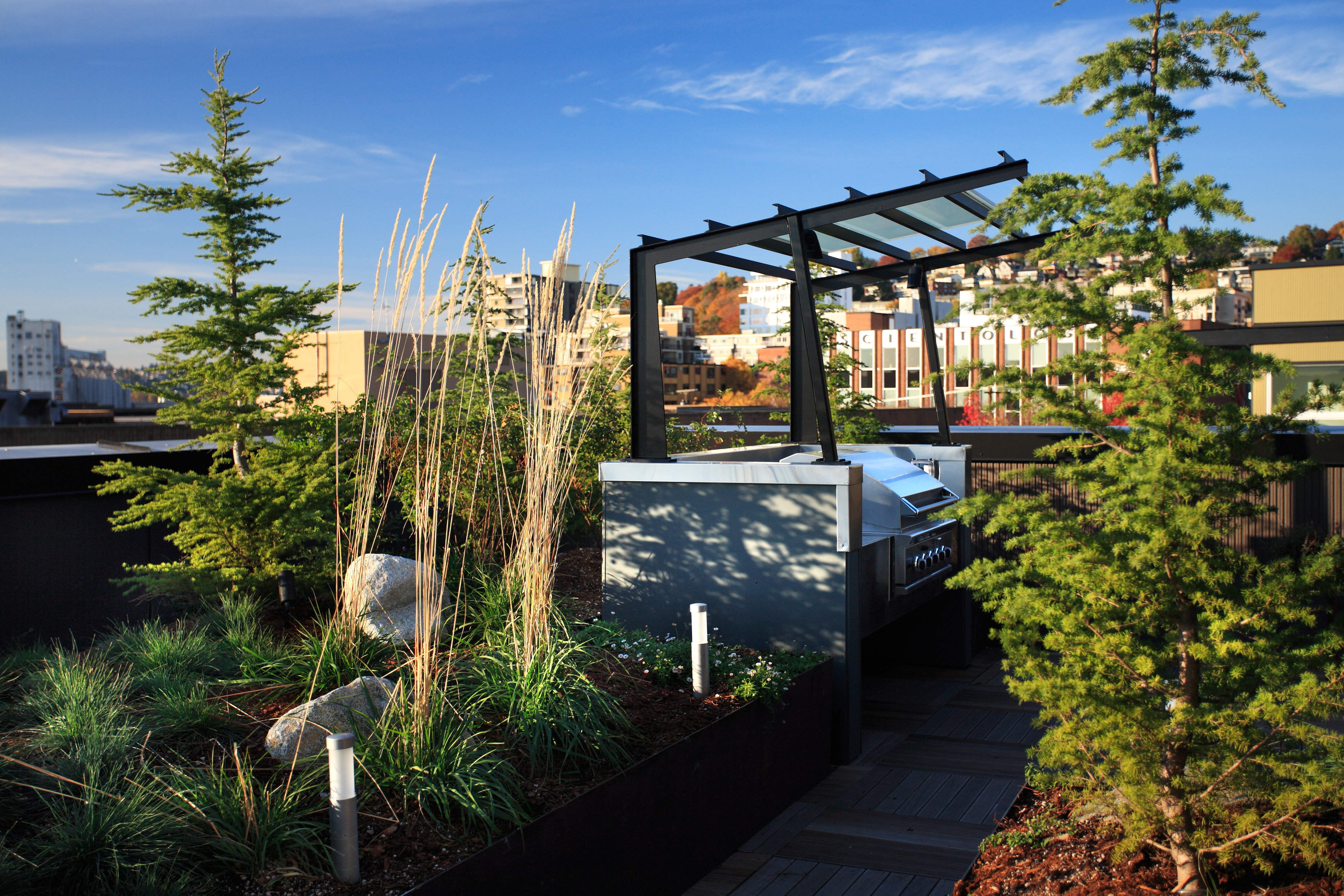 Grill area at Ava Queen Anne
