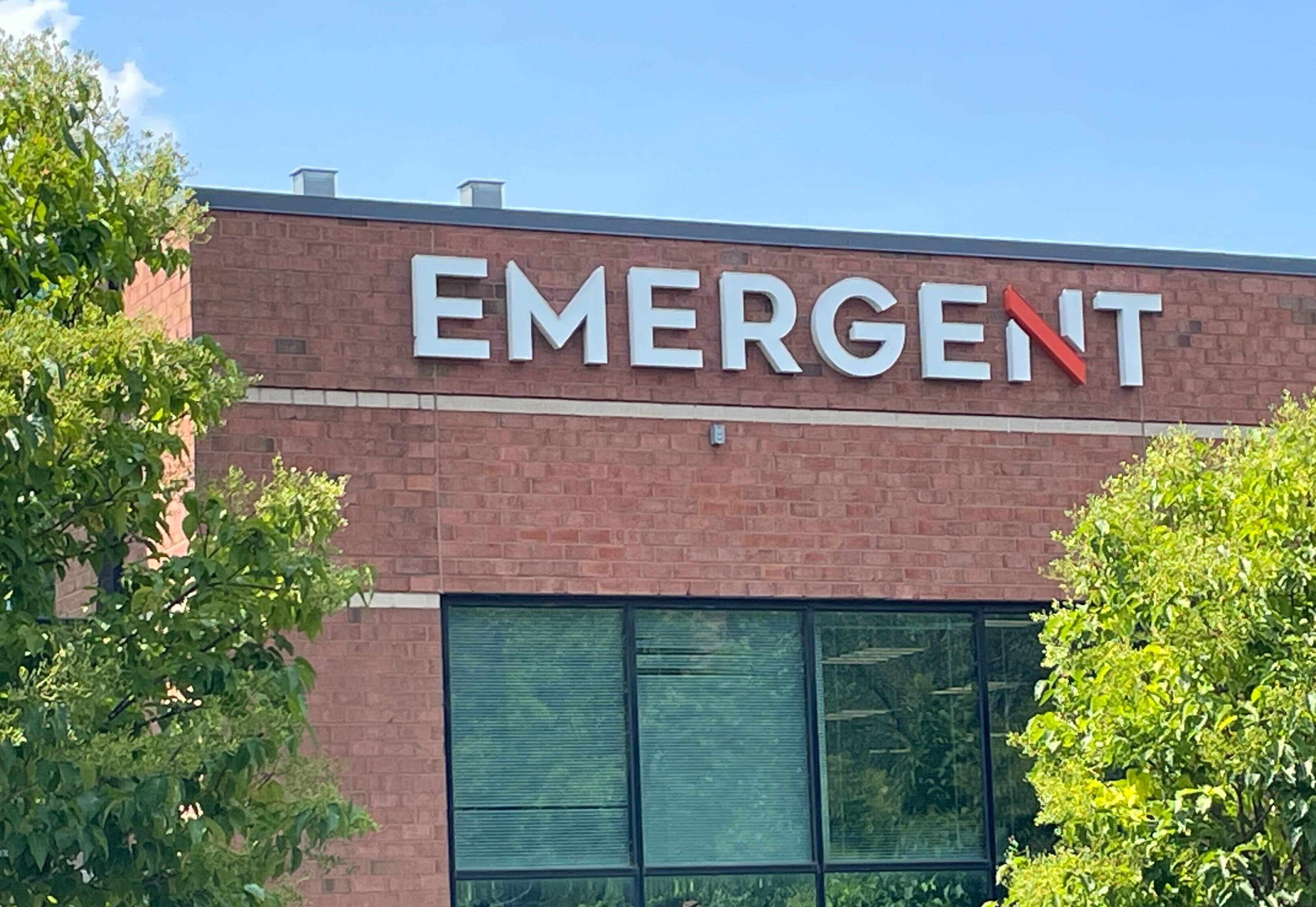 The Emergent BioSolutions facility in Gaithersburg, Maryland, seen on Monday, August 5, 2024.