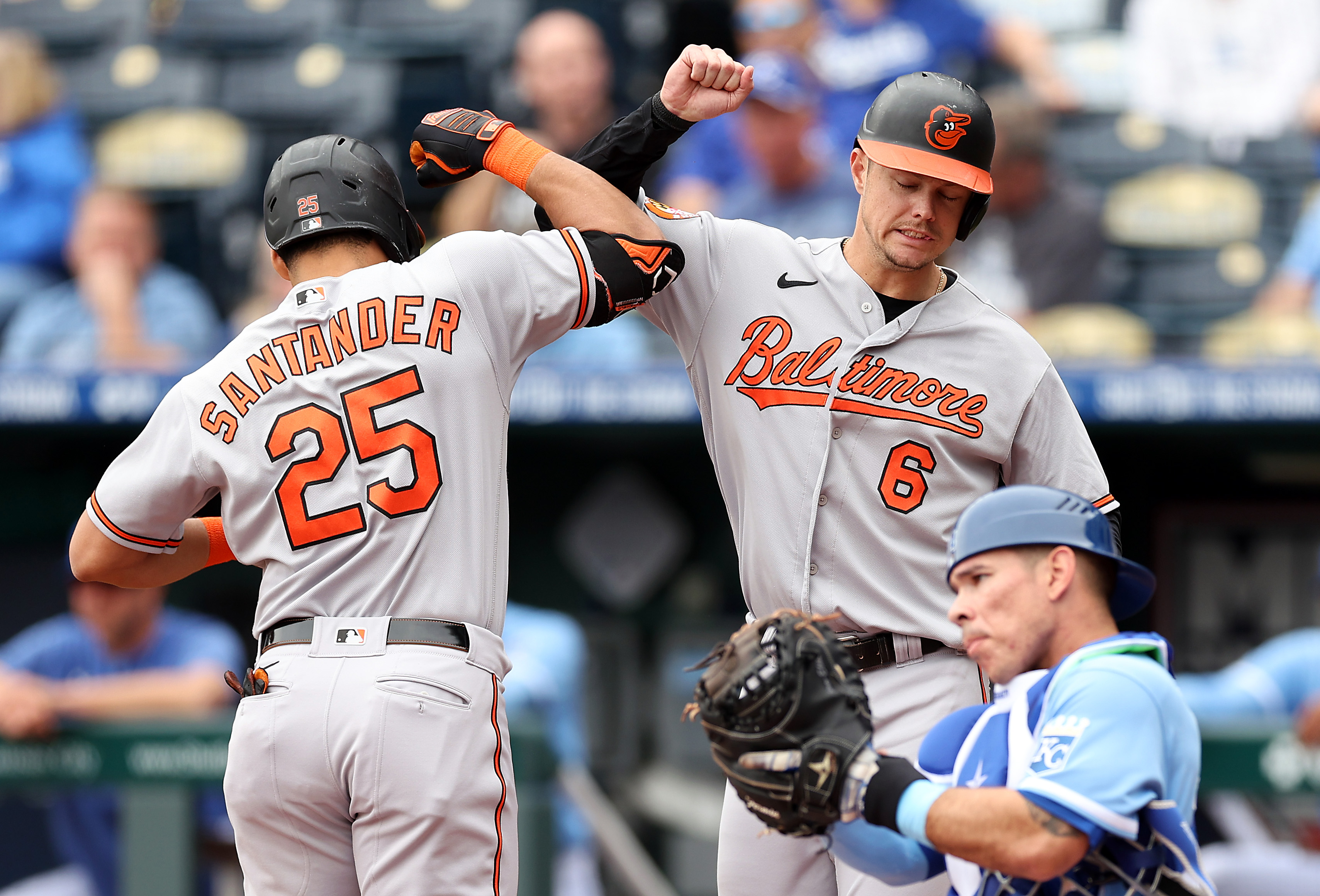 Orioles blow 7-run lead, rally for win over Royals