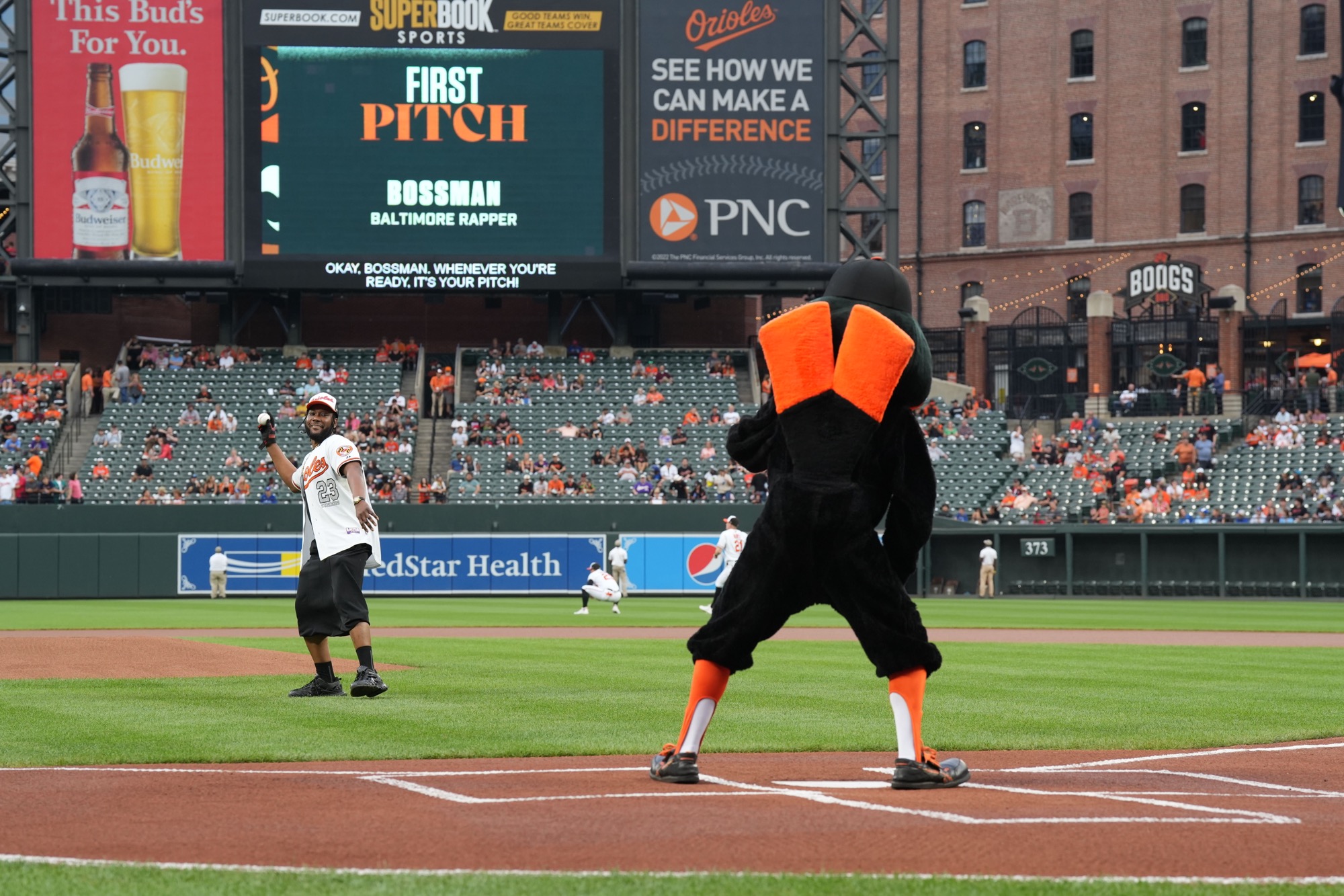 Turnstile Throw First Pitch at Baltimore Orioles Game: Watch