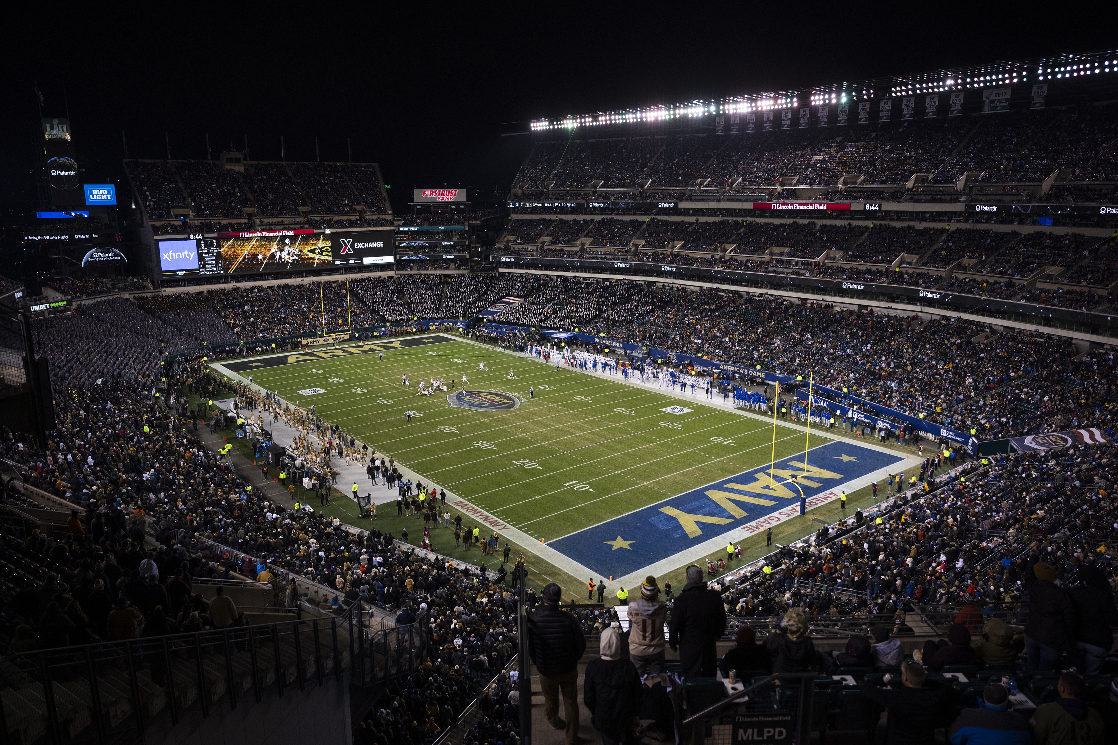 The 123rd Army/Navy football game takes place at Lincoln F…