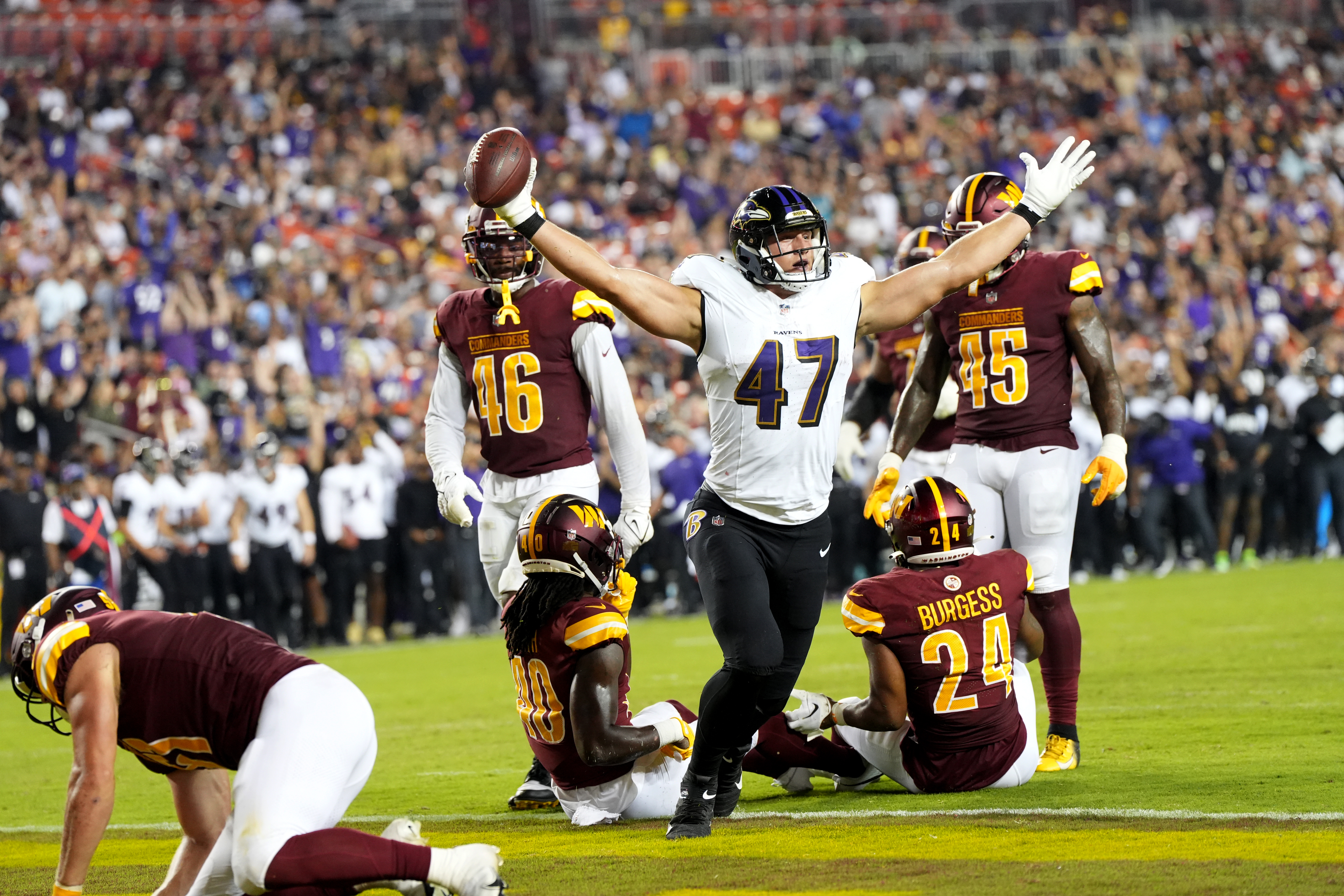 Travis Vokolek catches first NFL touchdown pass with Ravens - On3