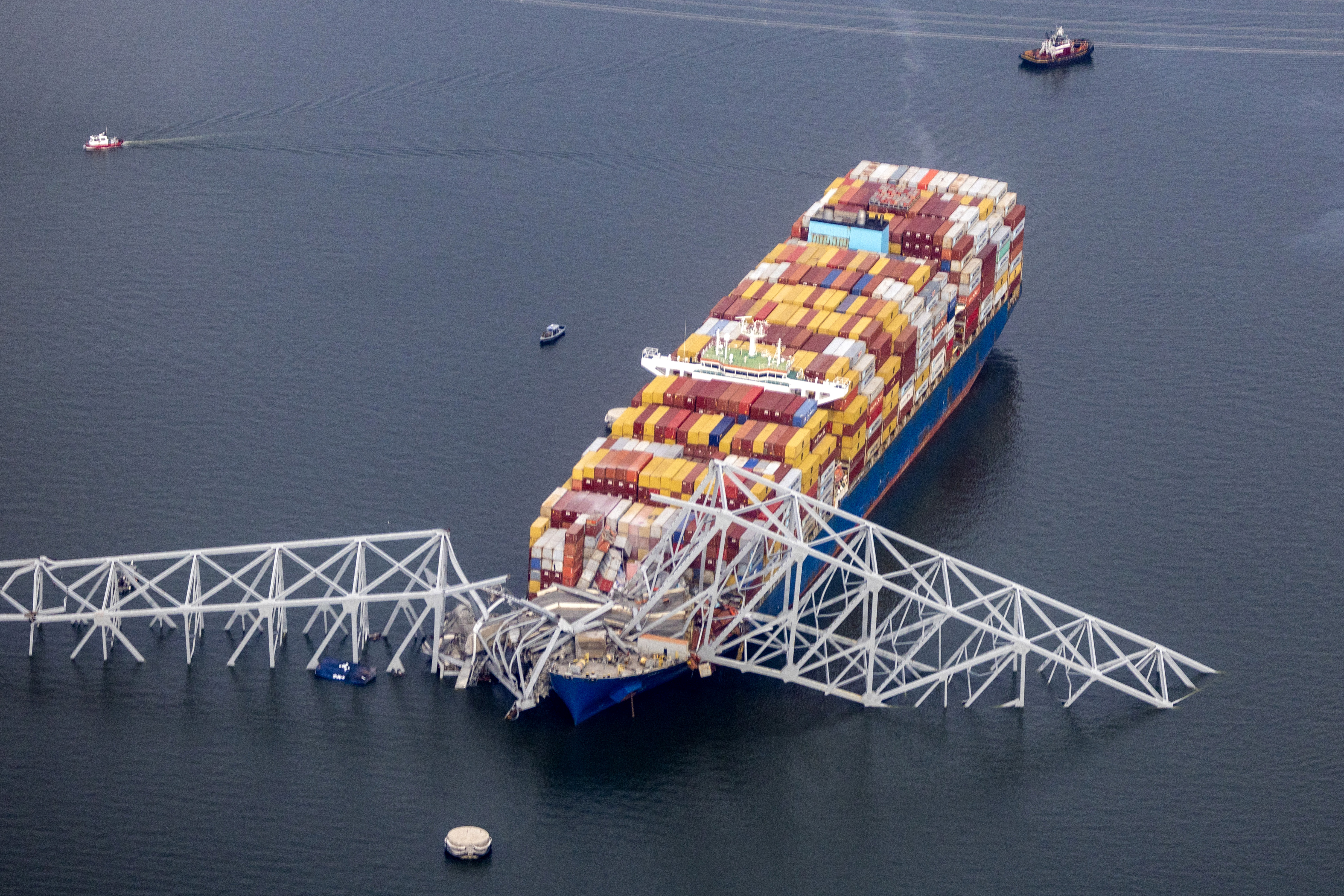 Federal prosecutors charge ship operator, employee in Key Bridge collapse