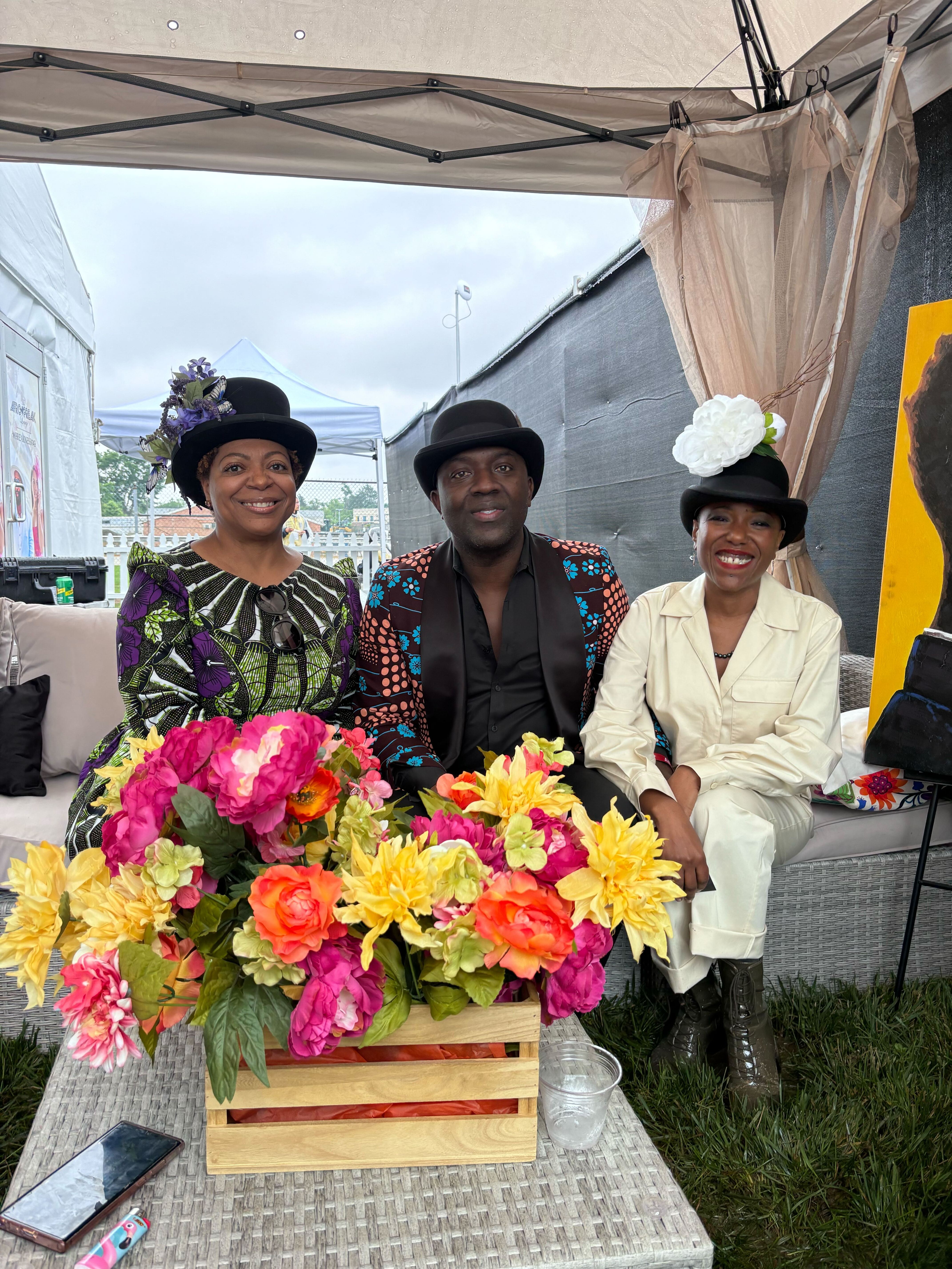 Freda Sangfroid, Ainsley Burrows and Laurielle Noel.