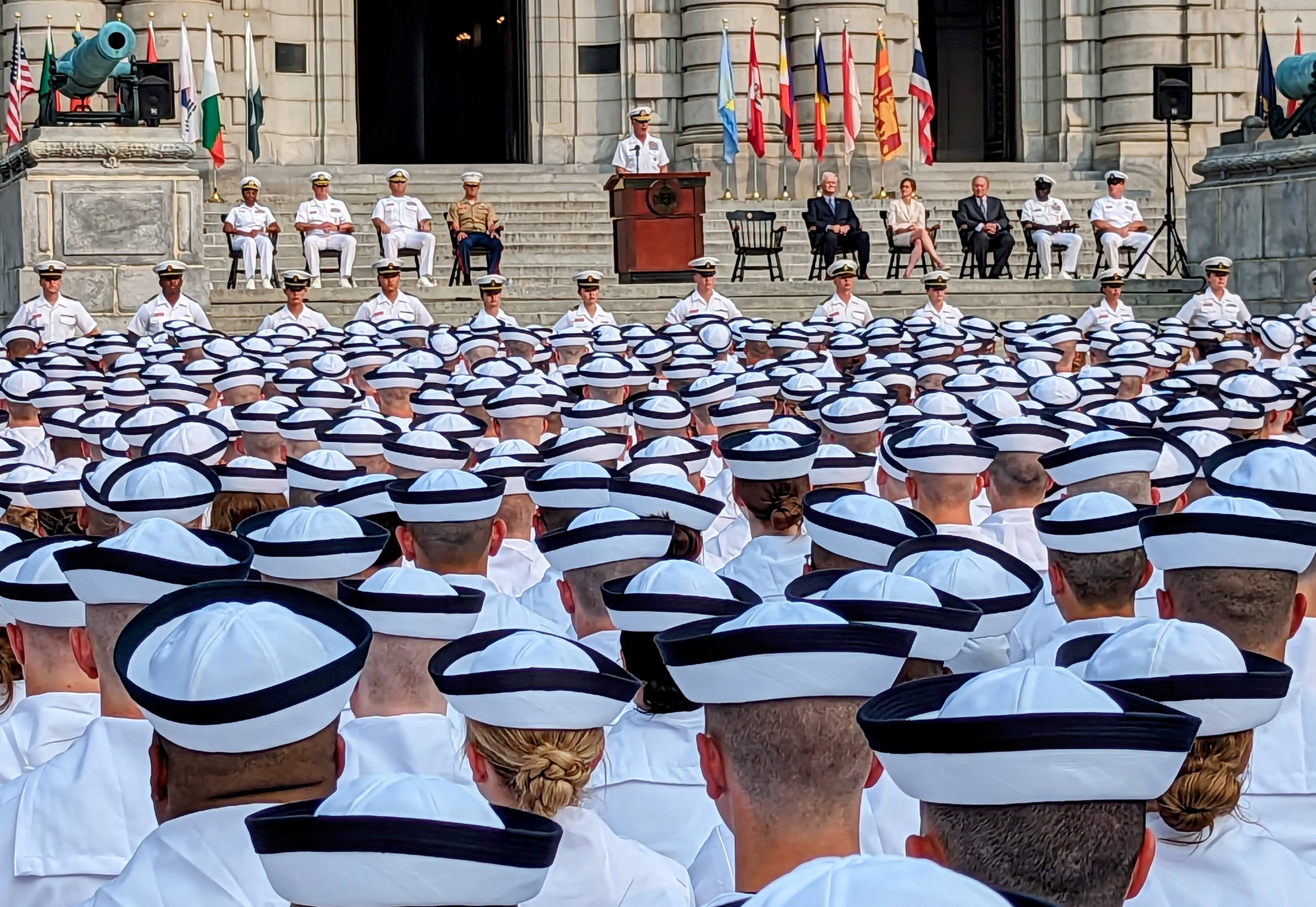 Bobs are back: Naval Academy mandates chin-length haircuts for new female students
