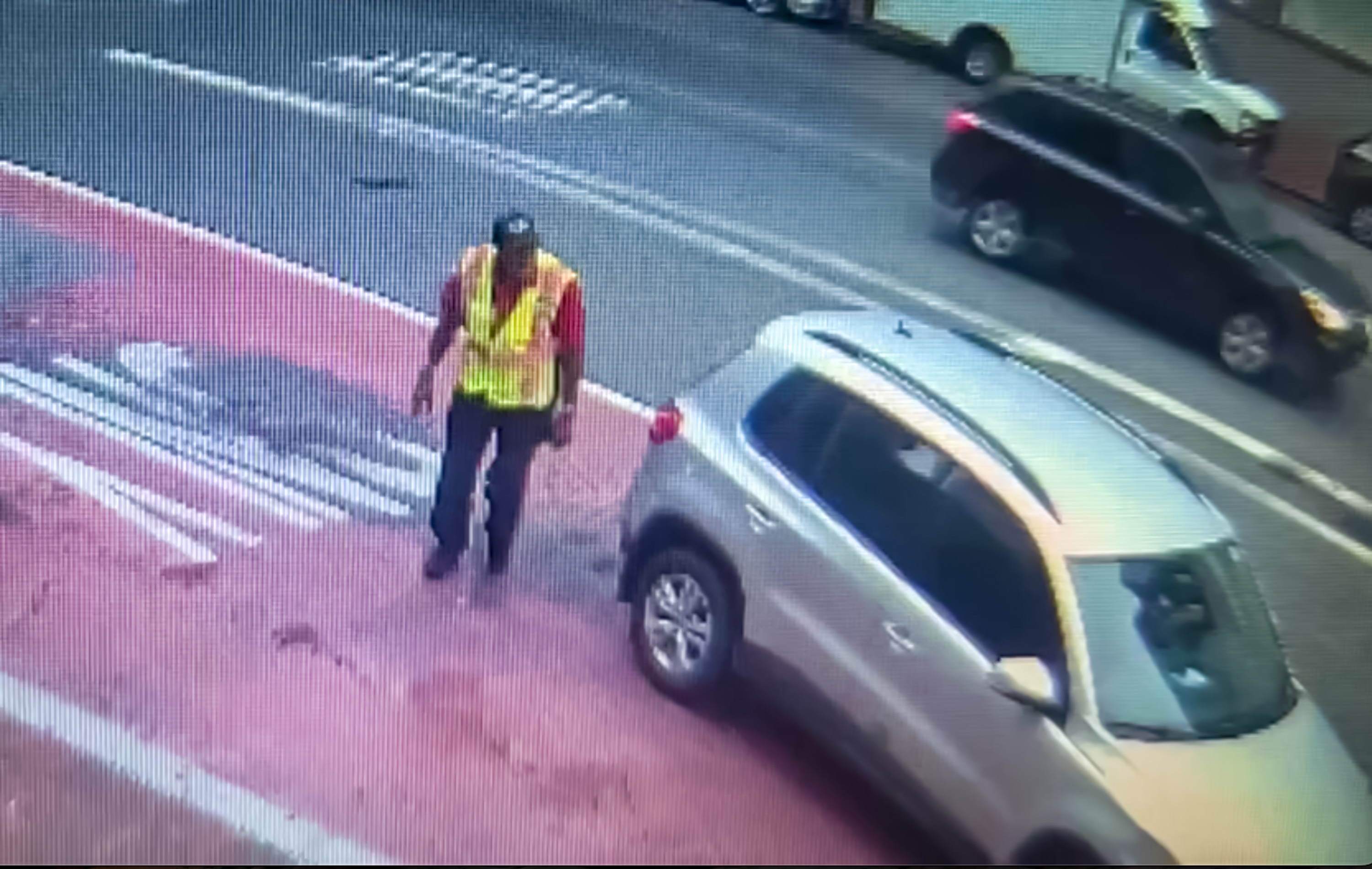 Caught on camera: Driver strikes woman in Baltimore, gets out to check car and drives away
