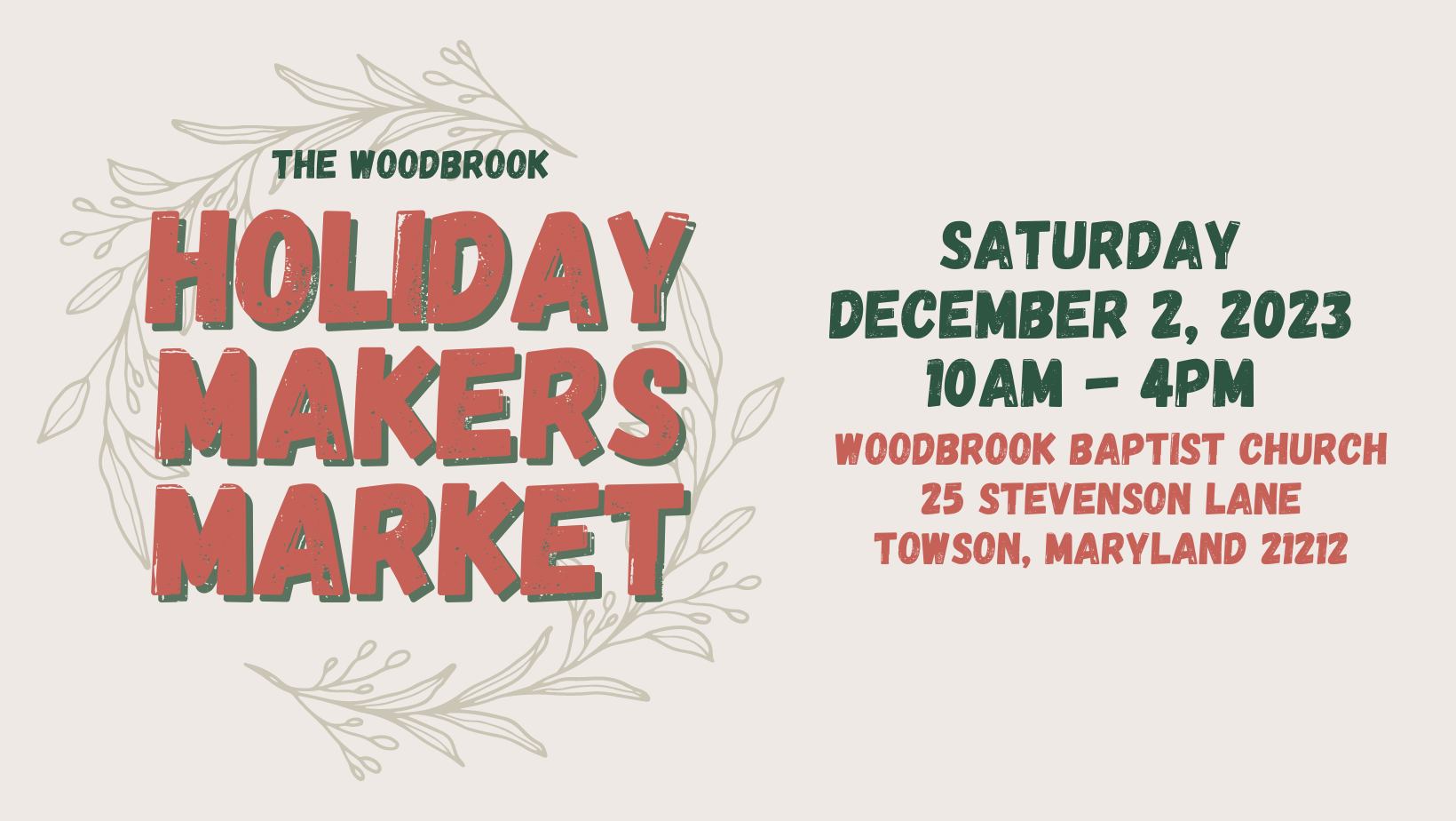Woodbrook Holday Makers Market