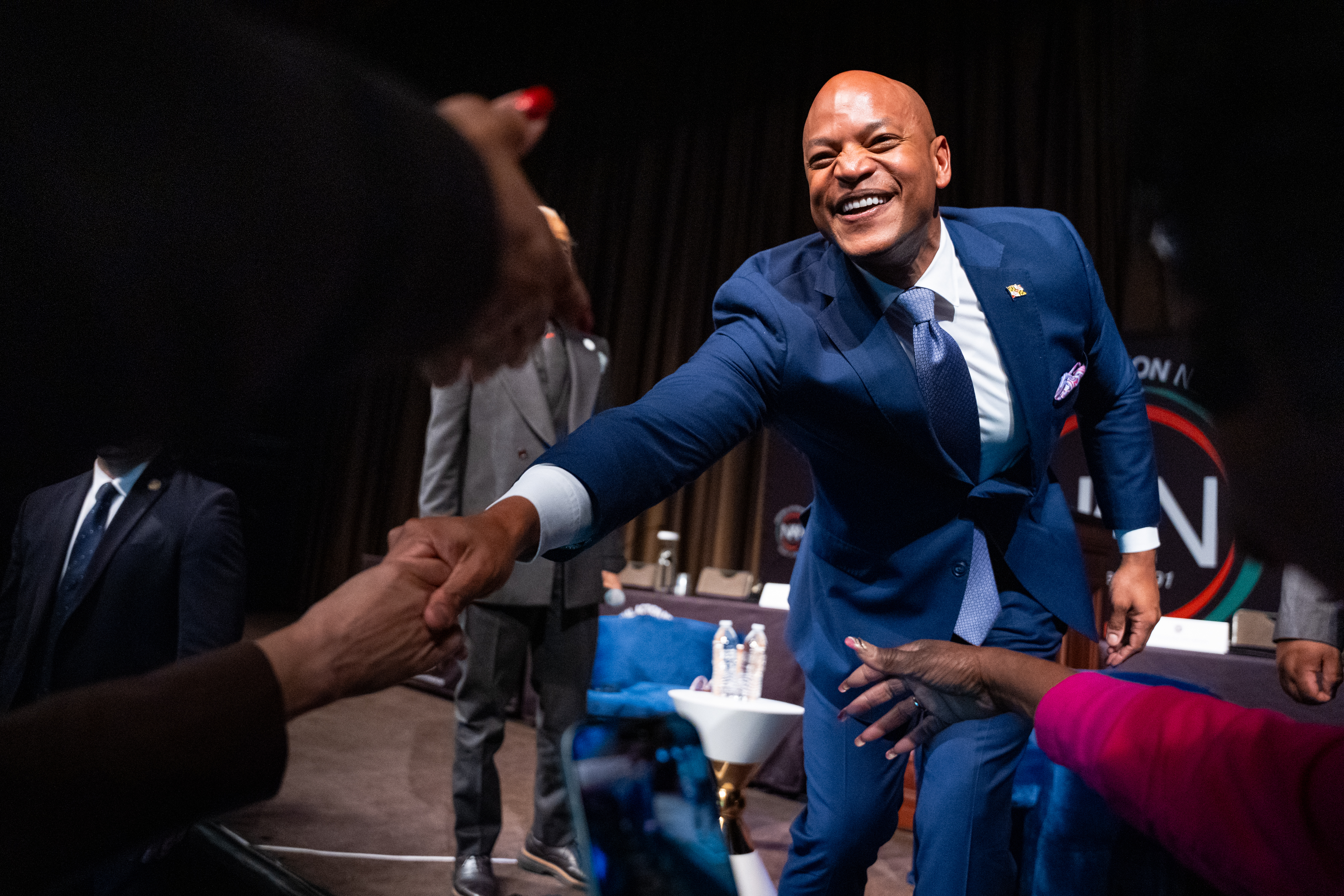 Maryland Gov. Wes Moore has spent 1 in 5 days of his term in other states