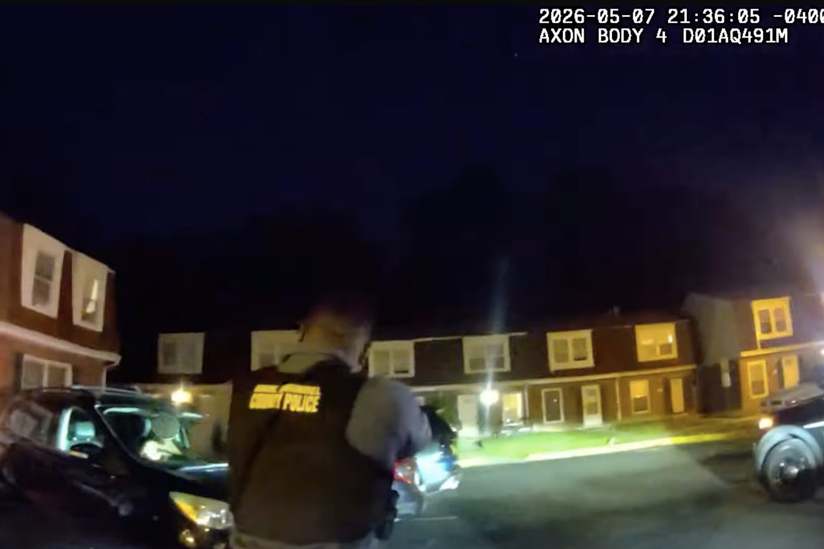 Body camera footage shows Anne Arundel hit and run that led to Severn police shooting
