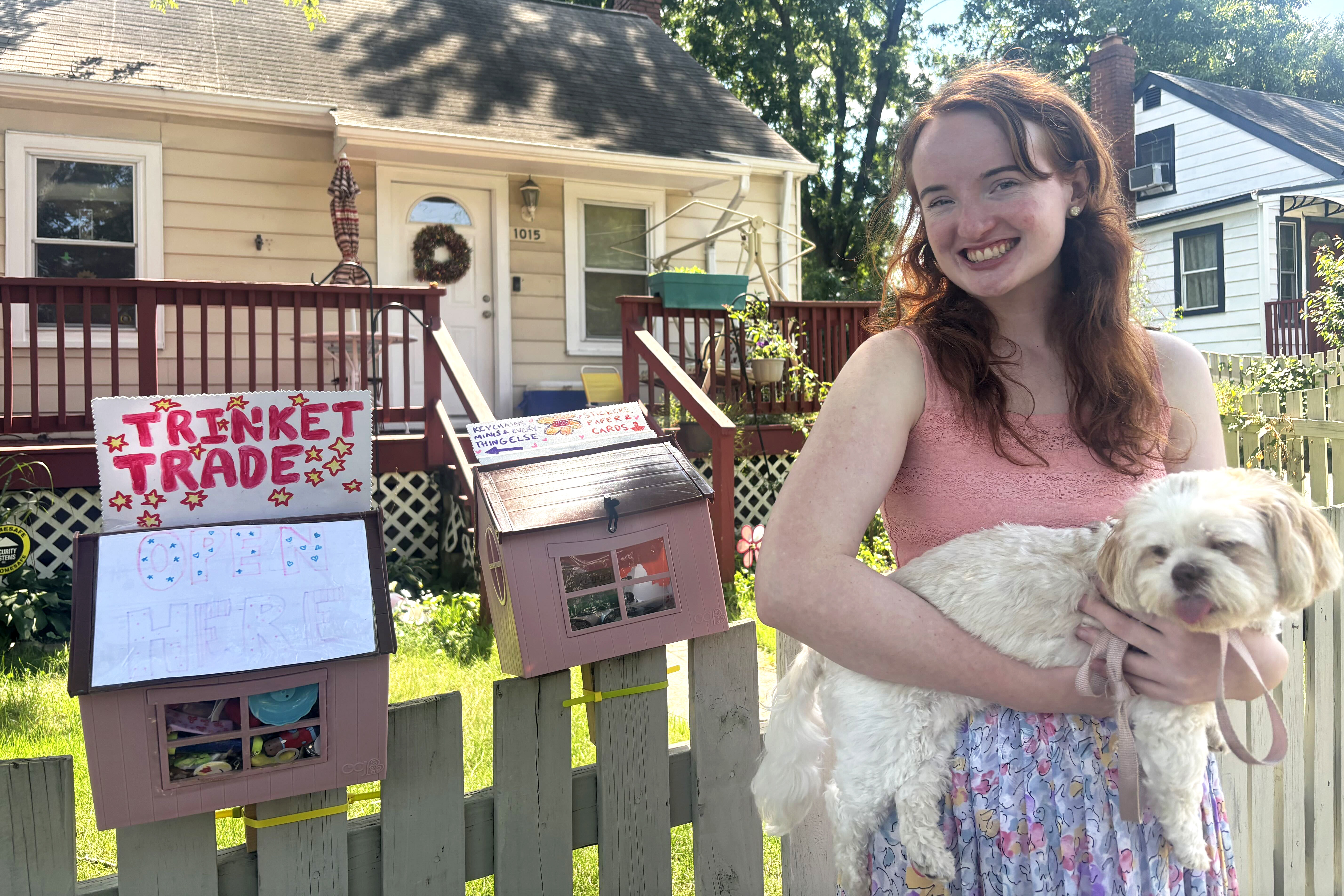 You've heard of little free libraries. But have you checked out Rockville's trinket library?
