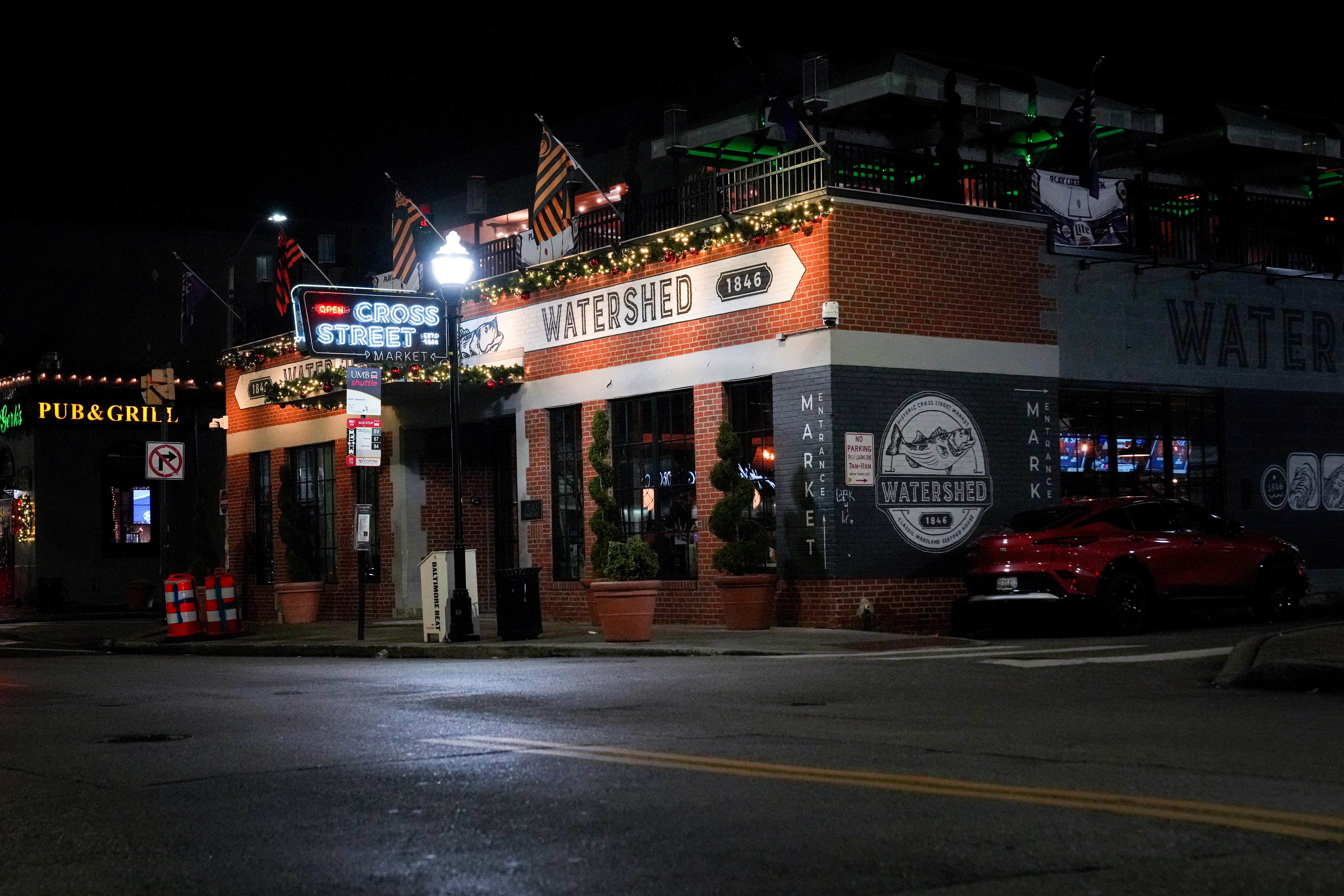 1 dead, 1 wounded in shooting near Cross Street Market in Baltimore's Federal Hill