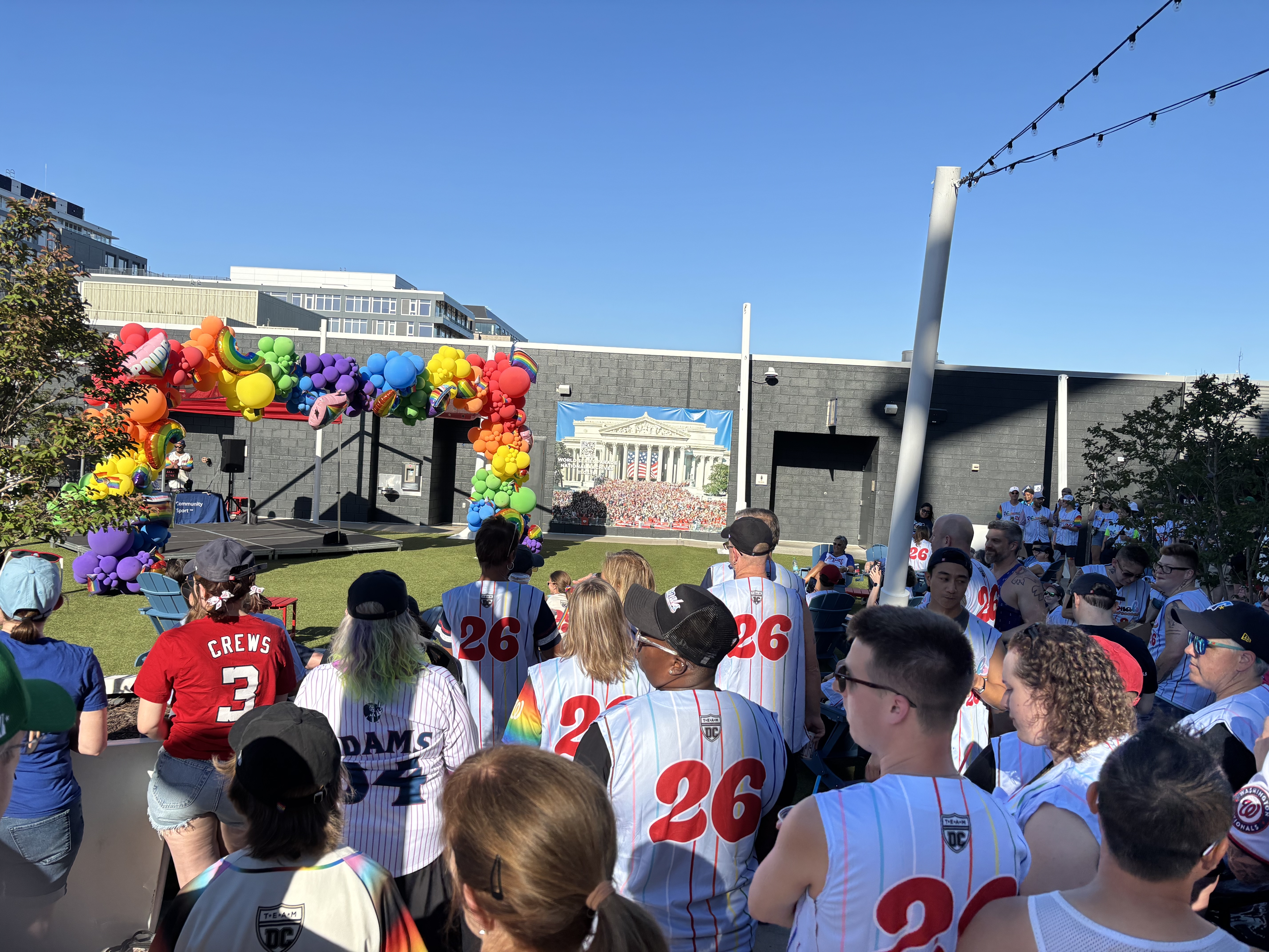 The Nationals held a pregame drag show ahead of Wednesday's game against the Phillies.