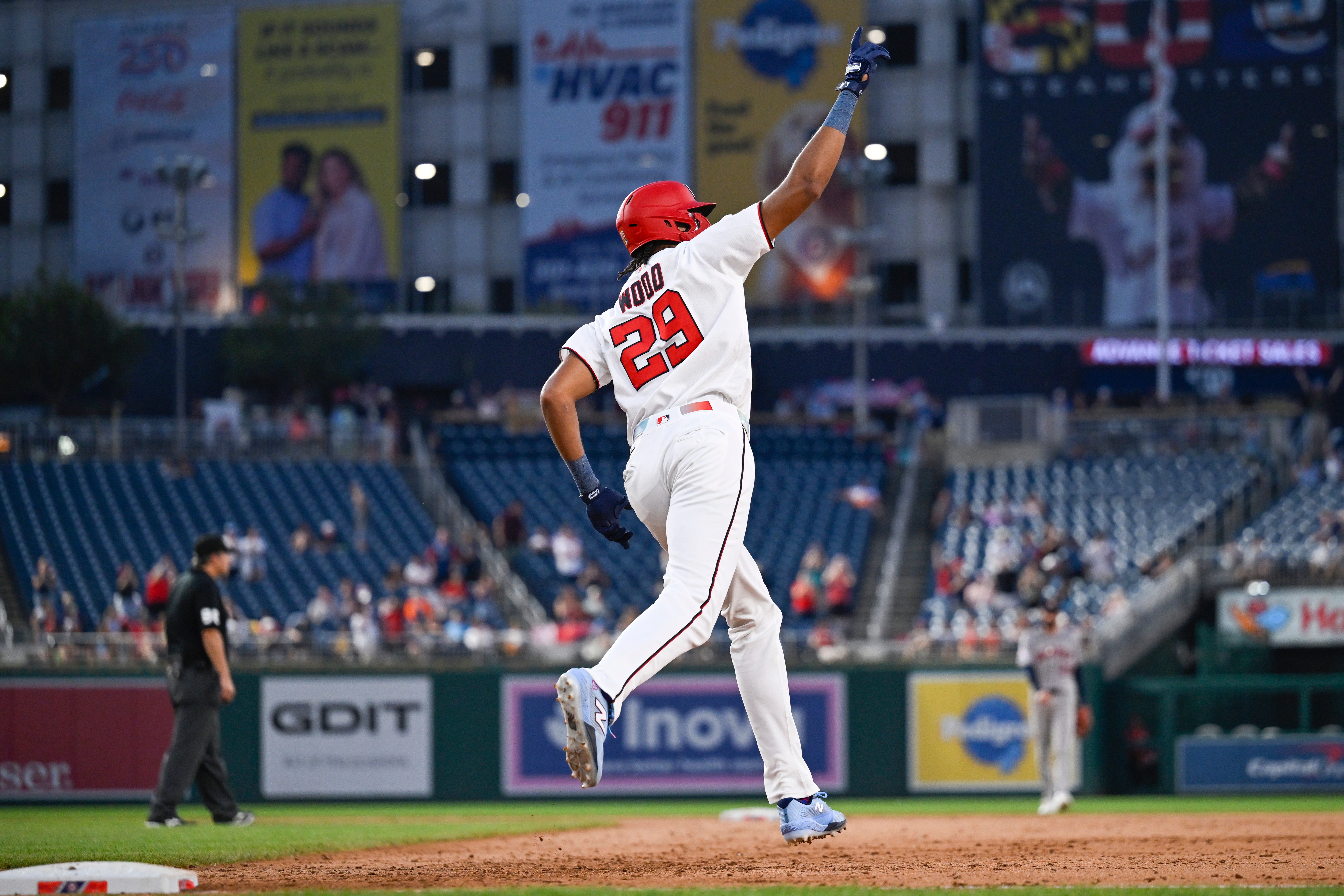 James Wood's monster grand slam lifts the Nationals in a game they nearly let slip away