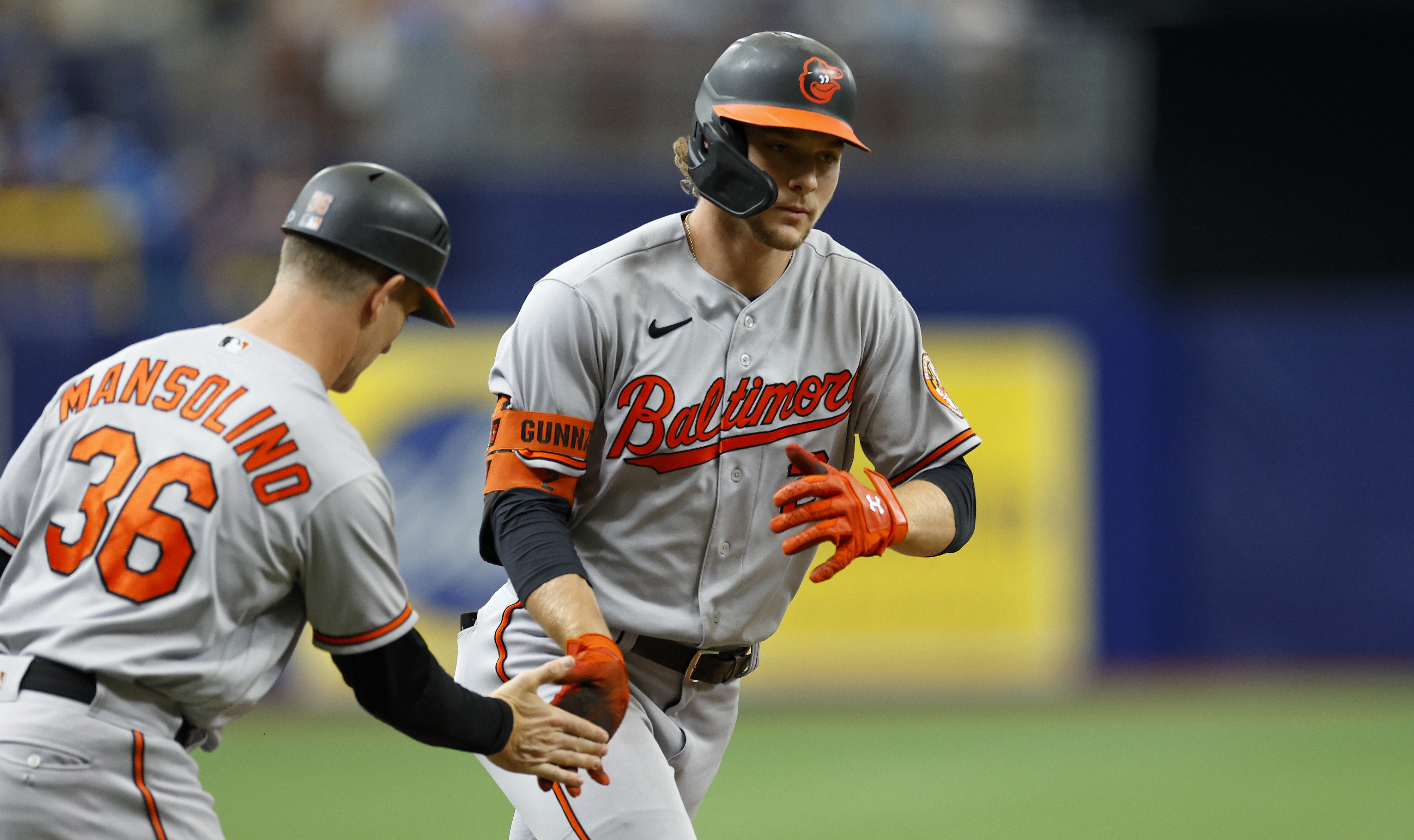 Anthony Santander of the Baltimore Orioles rounds the bases after News  Photo - Getty Images