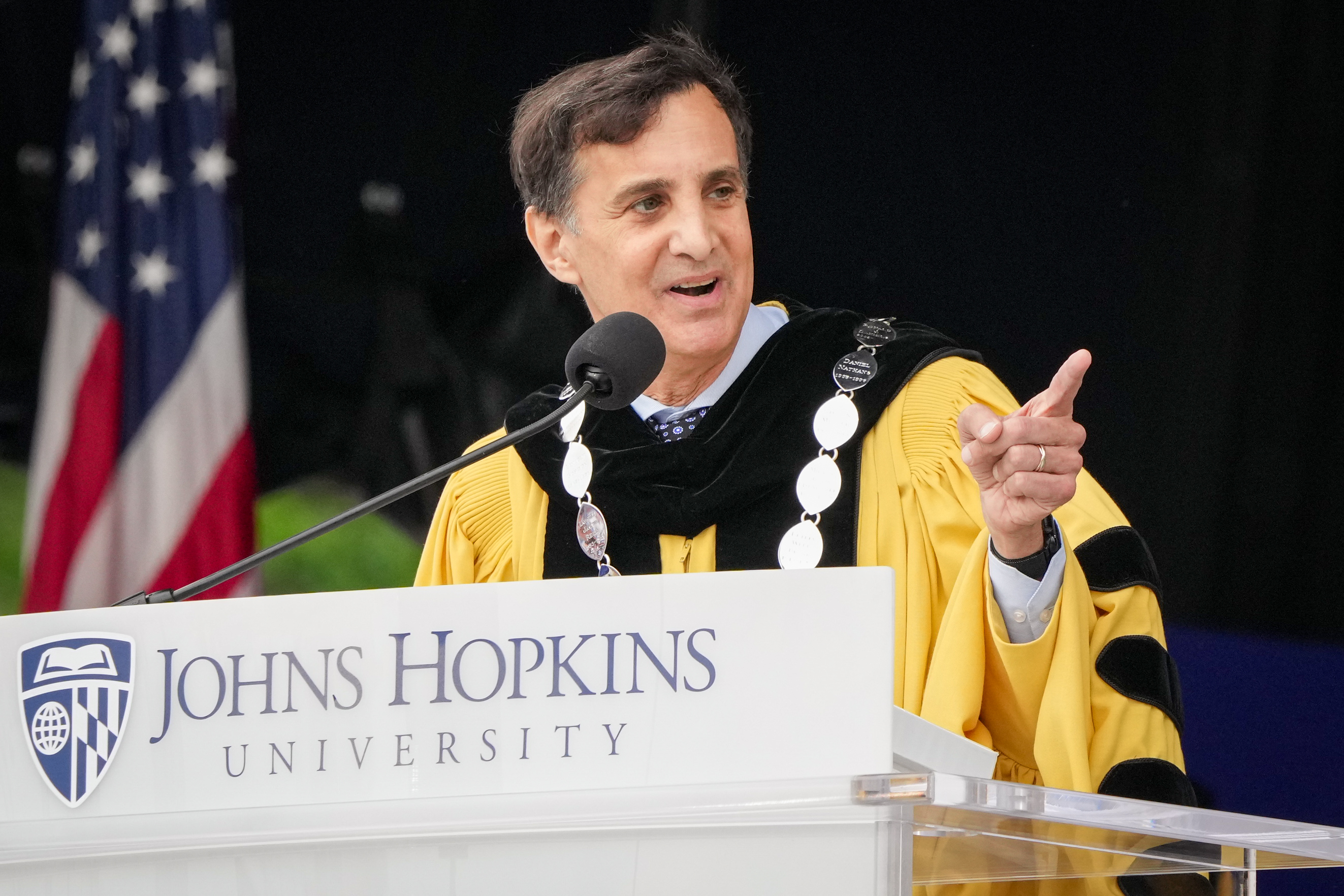 Johns Hopkins president among America's highest paid college leaders