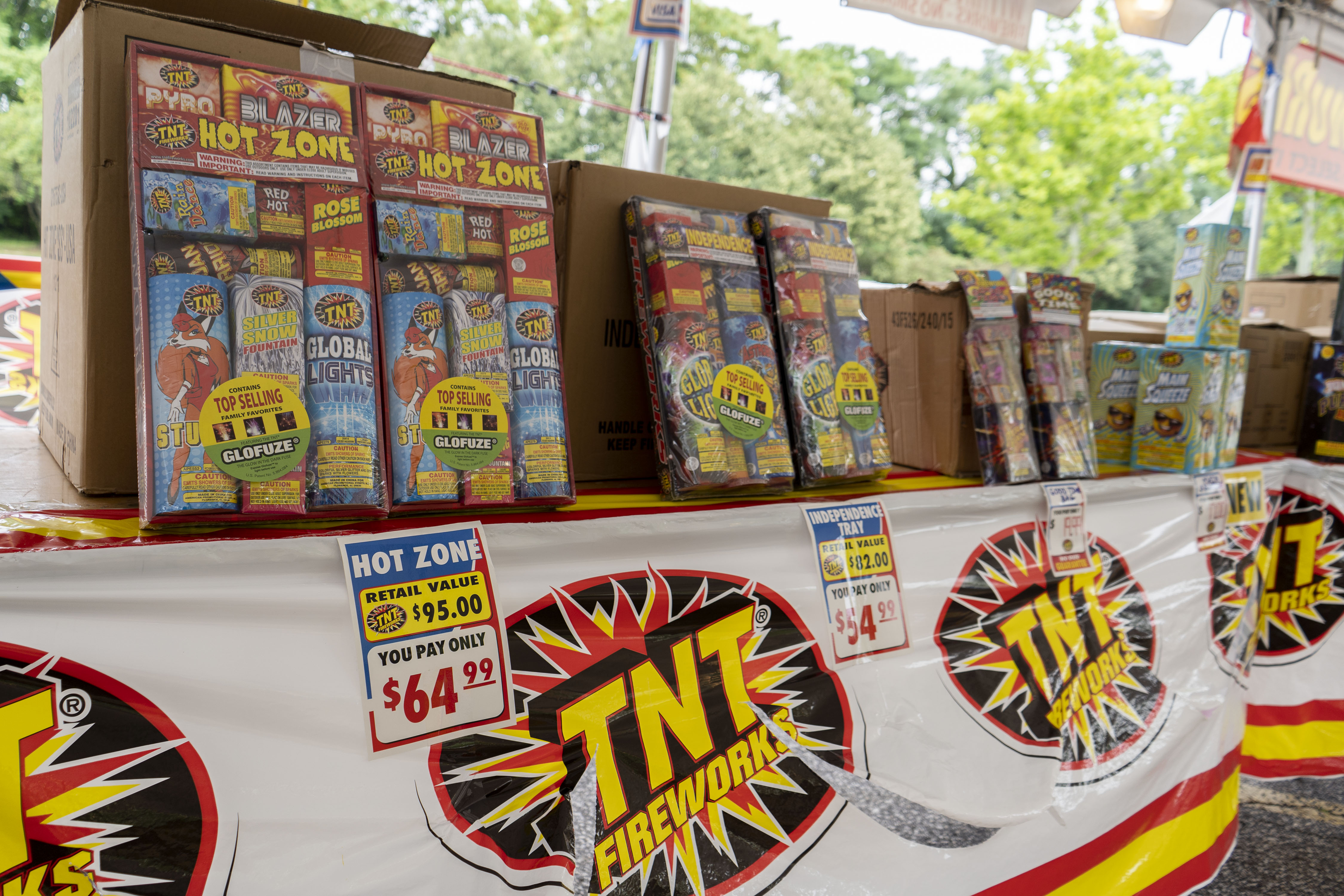 Don't pick up fireworks on your way back to Maryland — they're not legal here