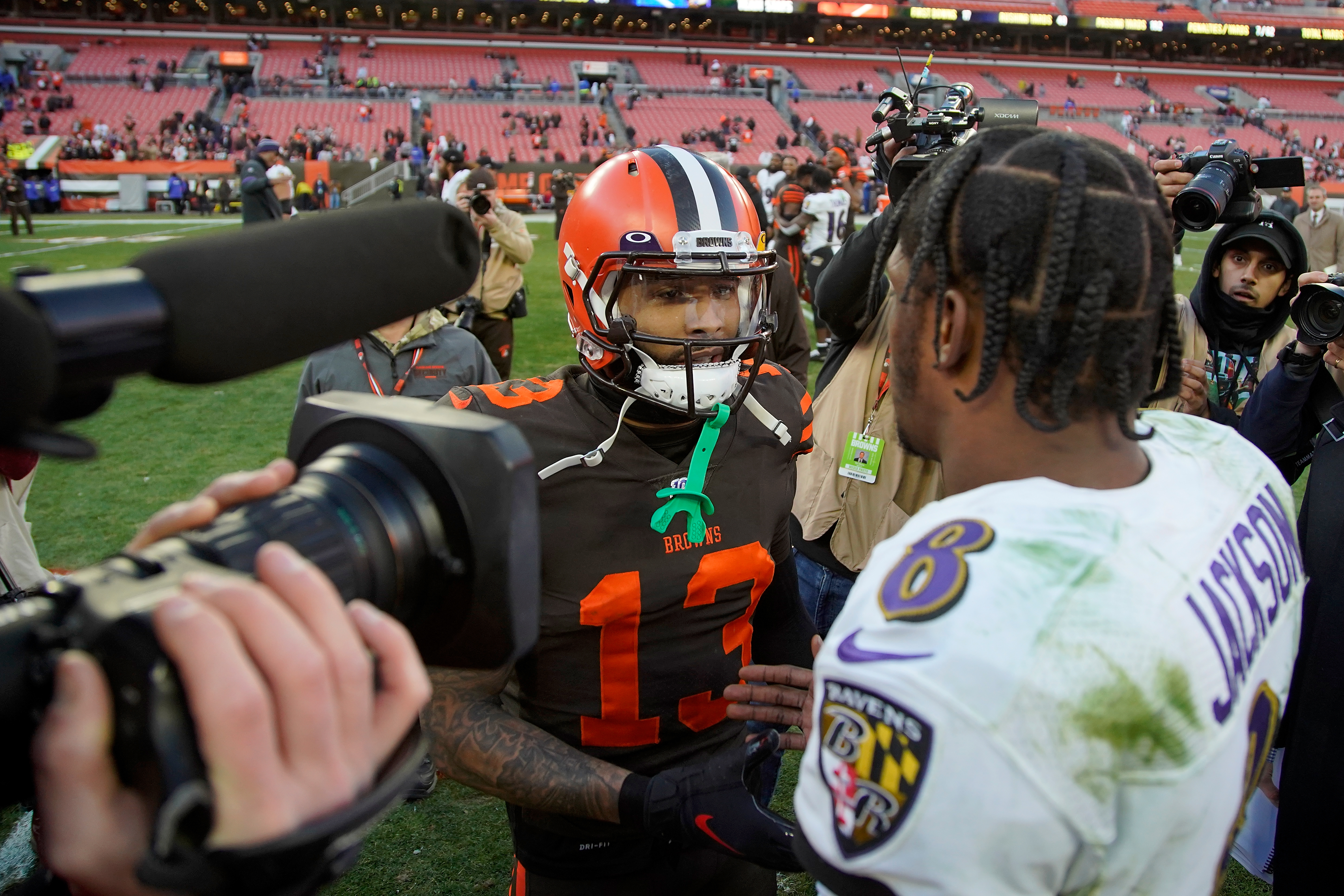 Lamar Jackson's return for Ravens 'like a scene from a movie,' says Browns'  Baker Mayfield