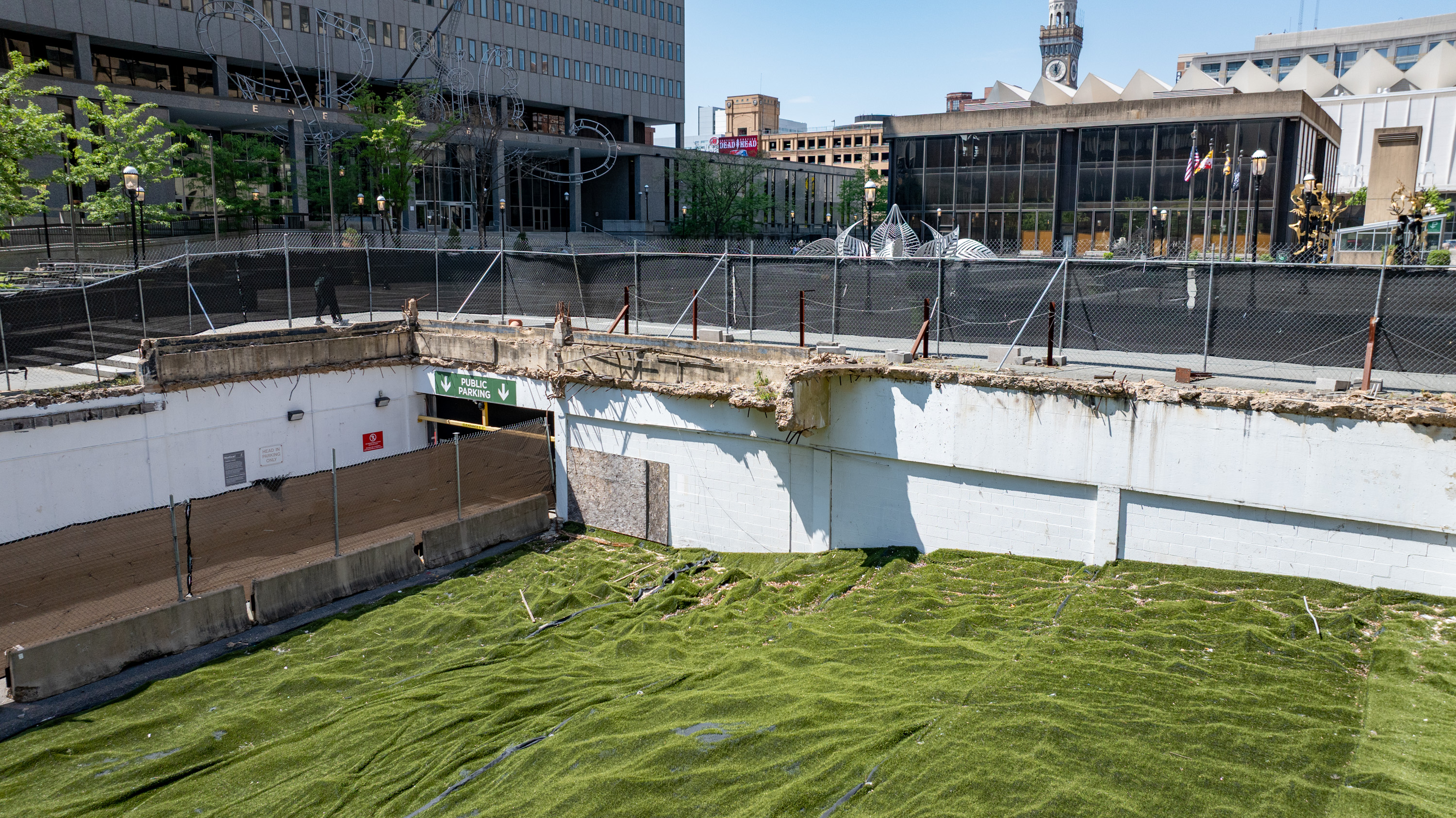 After years of sitting on Baltimore's big pit, will this developer finally get a tax break?