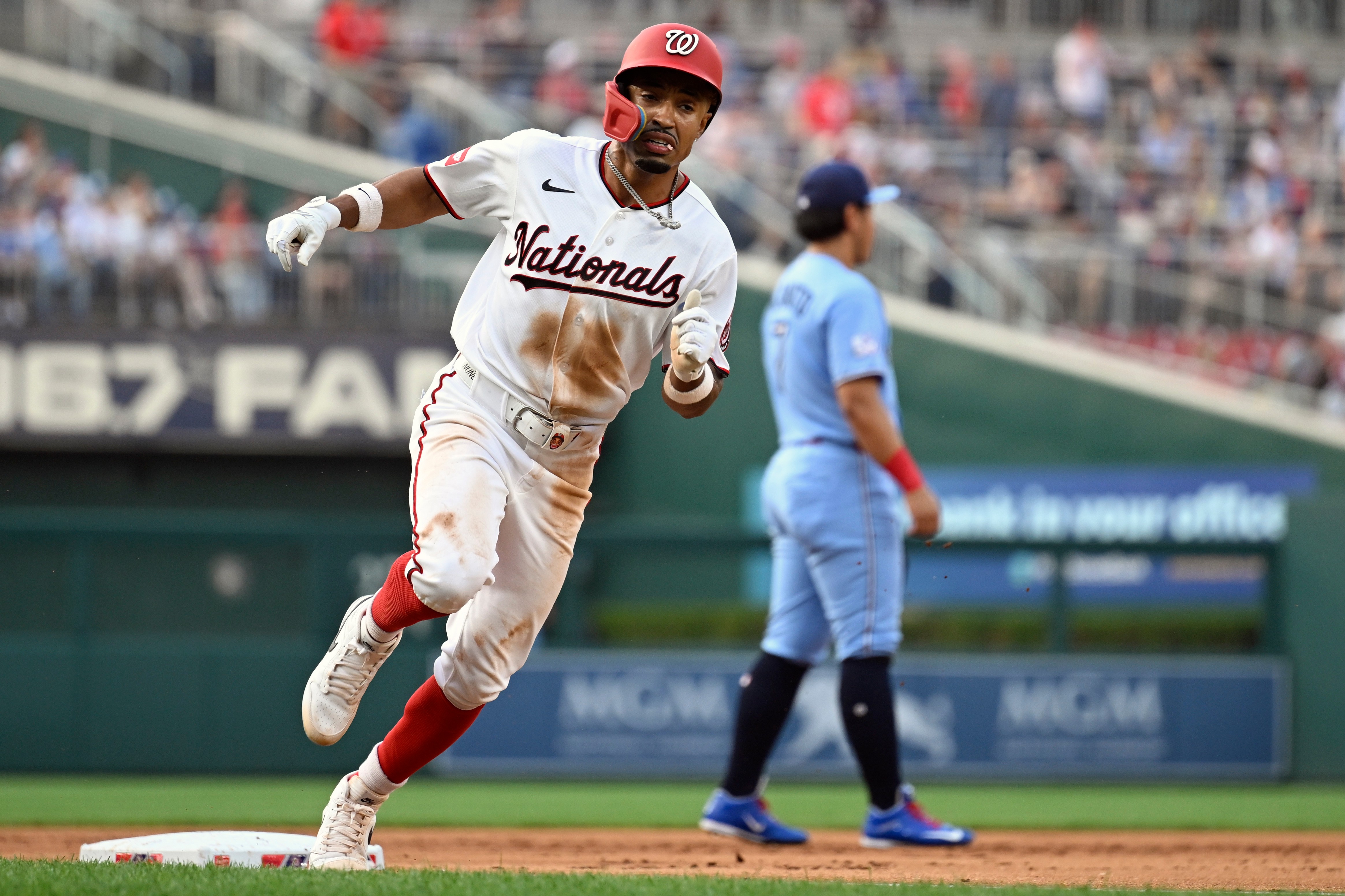 Nationals' quiet offensive day spoils strong pitching performance in loss to Blue Jays
