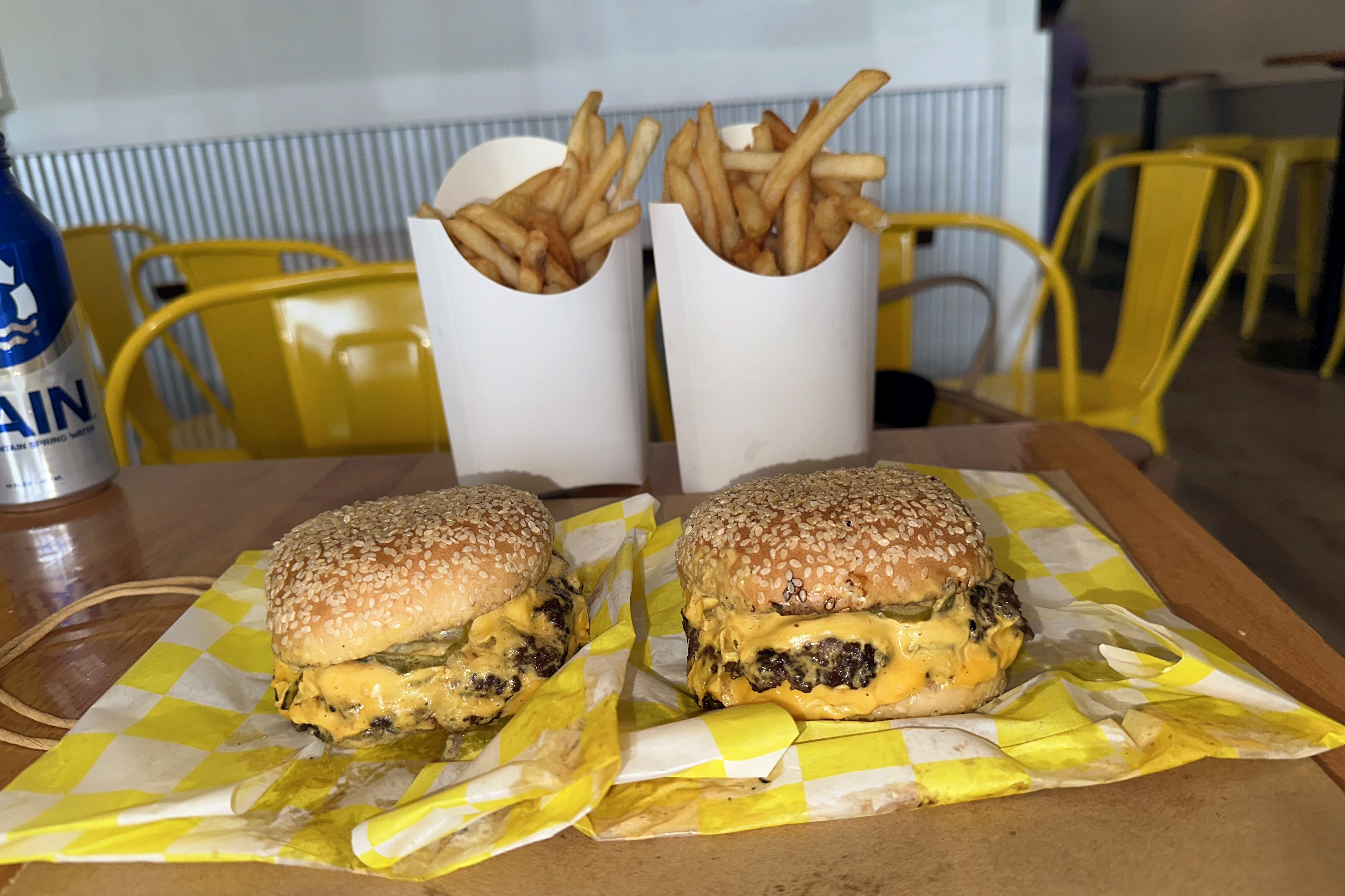 Dubbed the best burger in the DMV, Steeze Burger serves gooey smash burgers that require more than a few napkins.