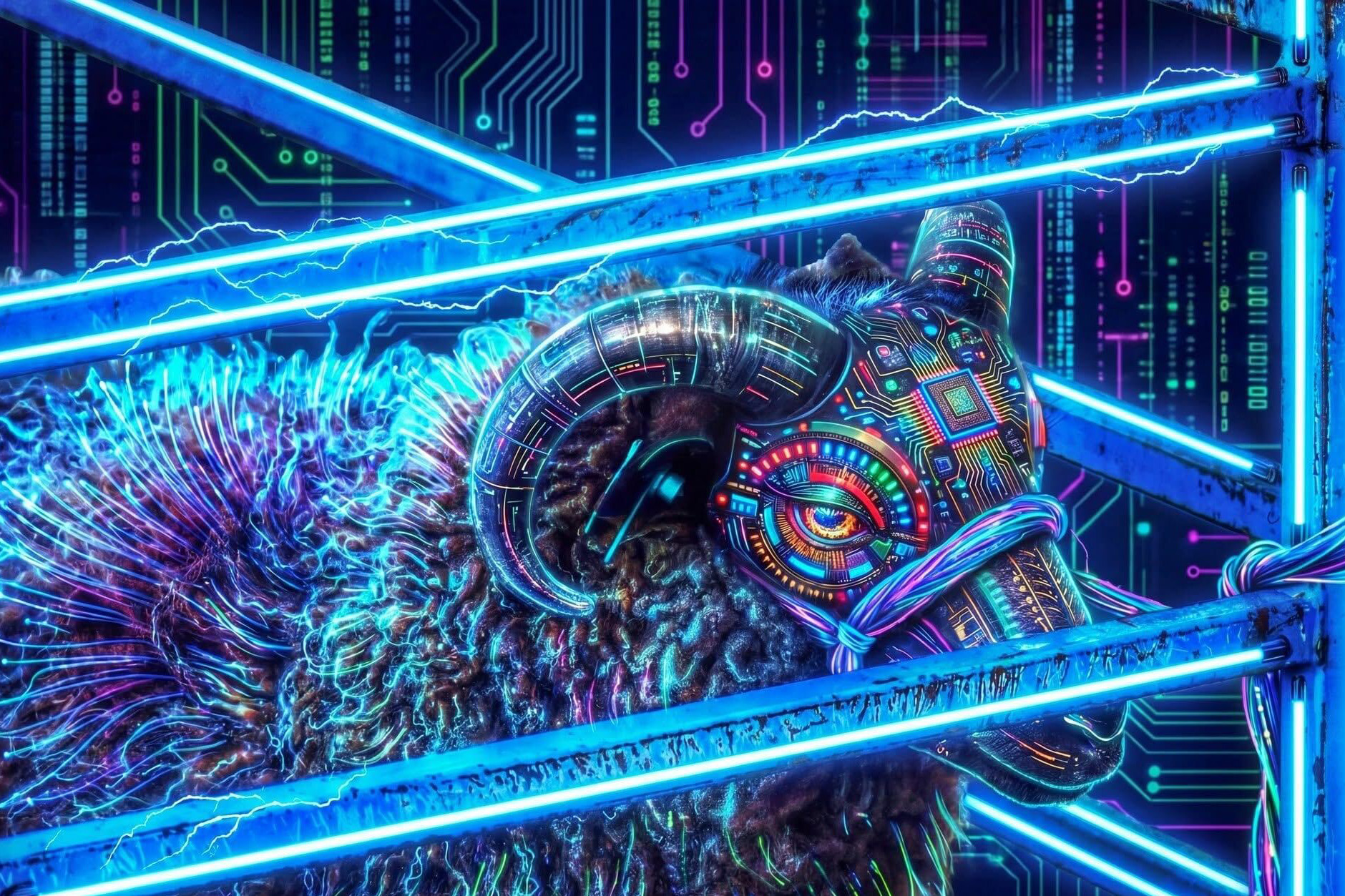 An AI-altered photo of a ram won a Maryland State Fair contest, sparking outcry