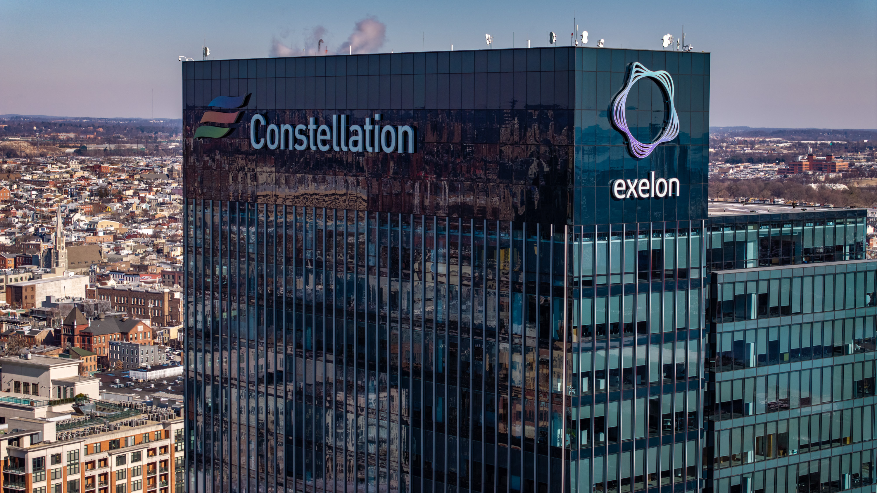 The 21-story, mixed-use Constellation Building serves as the headquarters of Constellation Energy and a regional office for the Exelon Corporation.