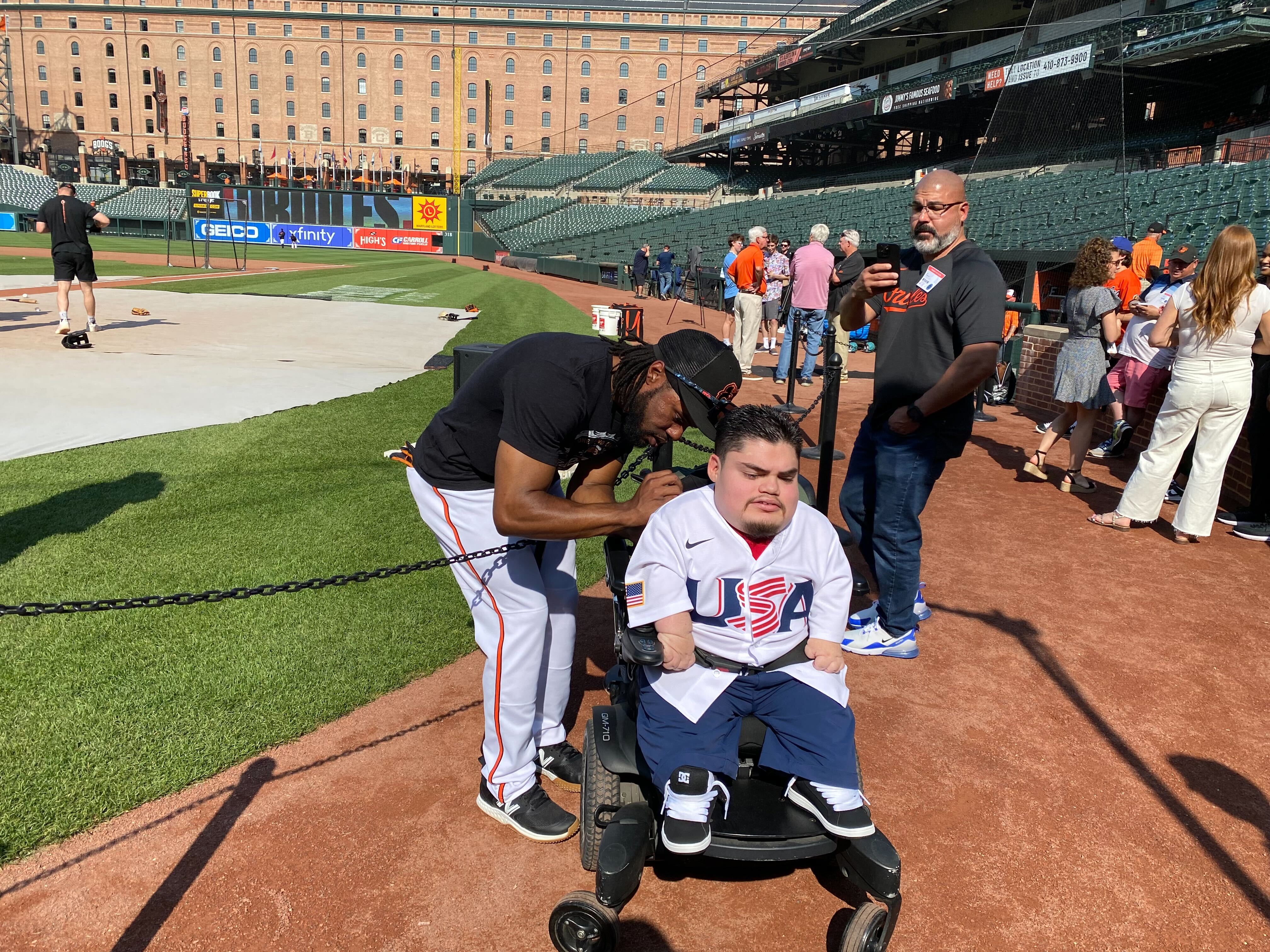 Orioles OF Cedric Mullins meets the streamer who famously shouted I can't  escape him! - The Baltimore Banner