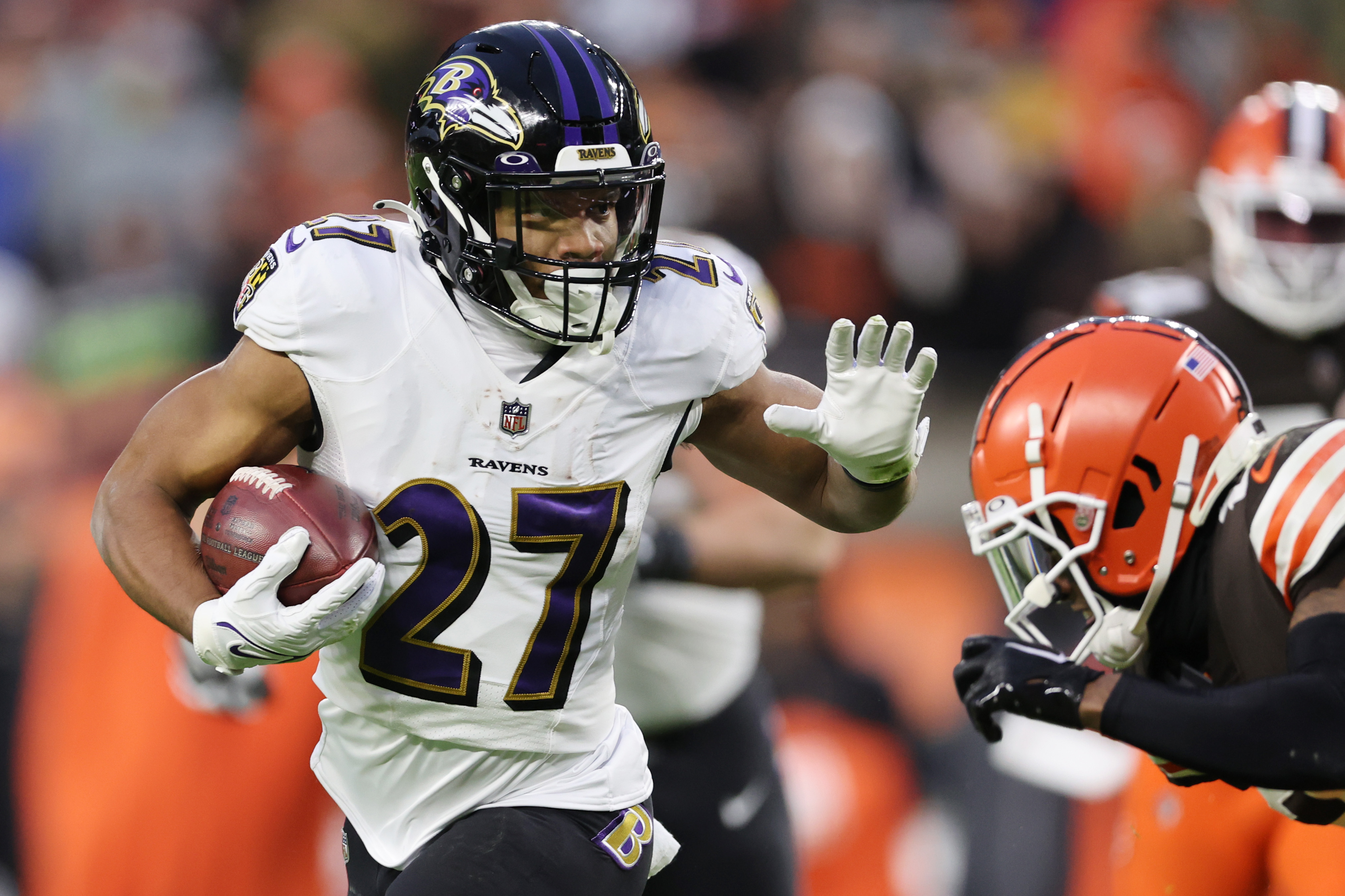 Dobbins and Edwards finally healthy together for Ravens