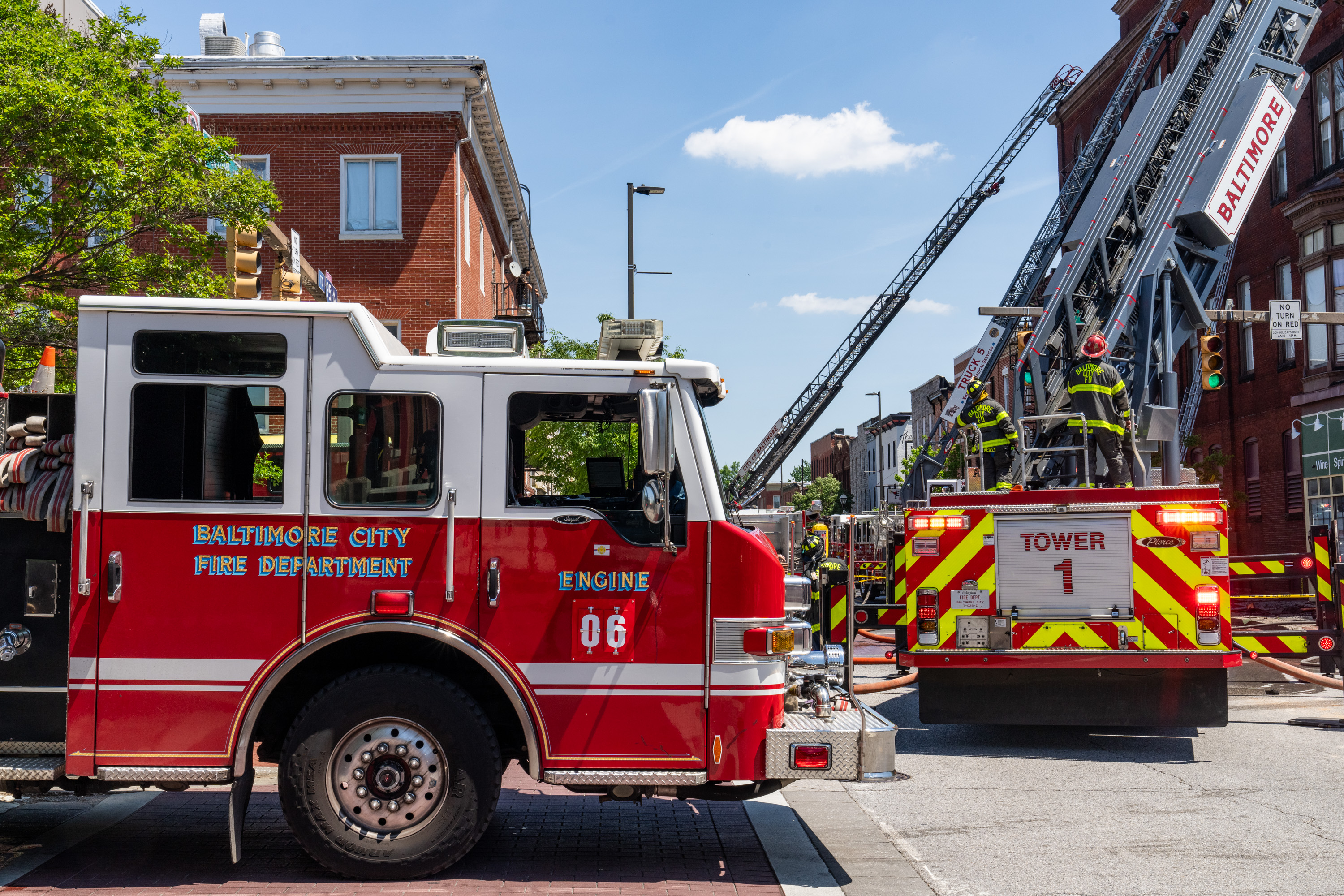East Baltimore senior apartment building evacuated after underground fire