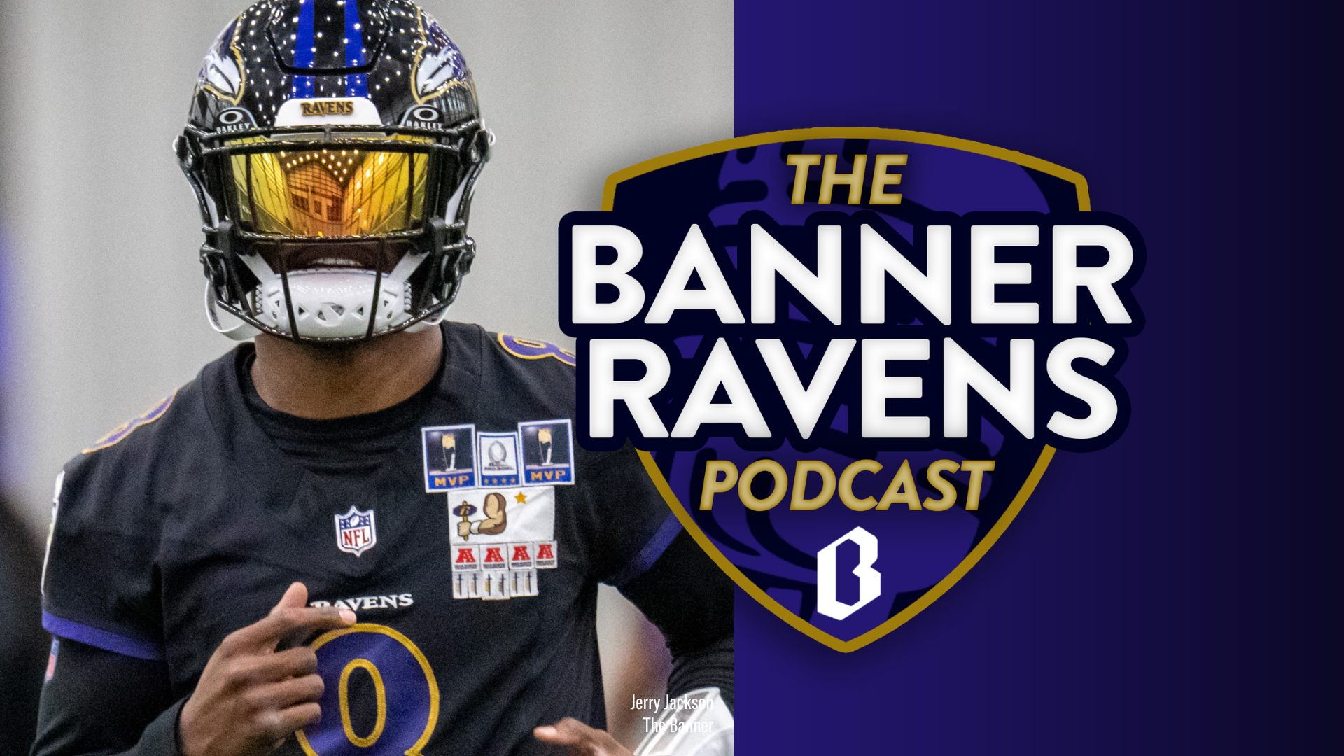 First glimpse at Lamar Jackson in Baltimore's new offense | Banner Ravens Podcast