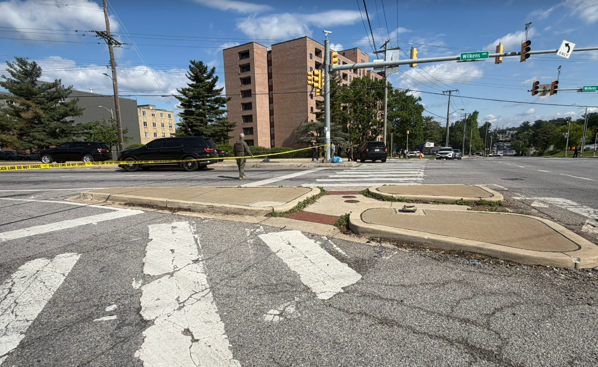 Officers responding to police shooting in South Baltimore