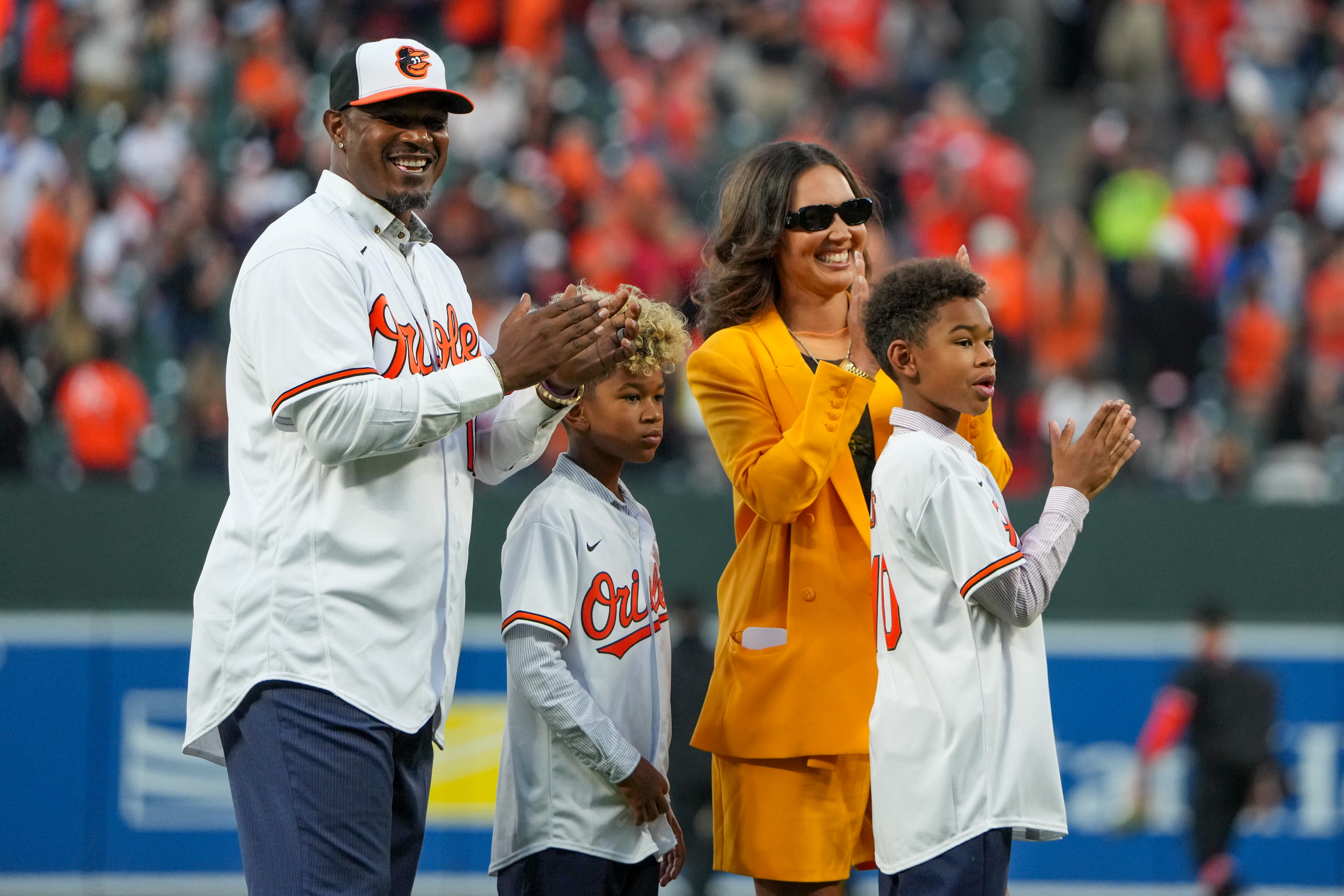 Adam Jones wife Audie Jones 