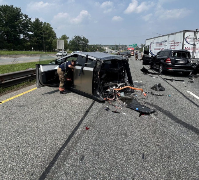 Ten people, including three children, were hospitalized after a moving truck lost control and crashed into at least 10 vehicles in Montgomery County on Saturday, July 18, 2026.